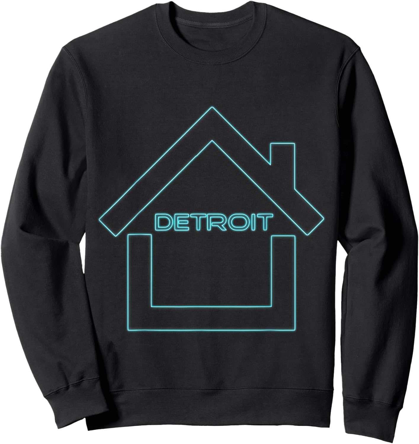 Detroit Techno Shirt | EDM Rave DJ Clothing | Detroit House Sweatshirt - Sweatshirt | Black