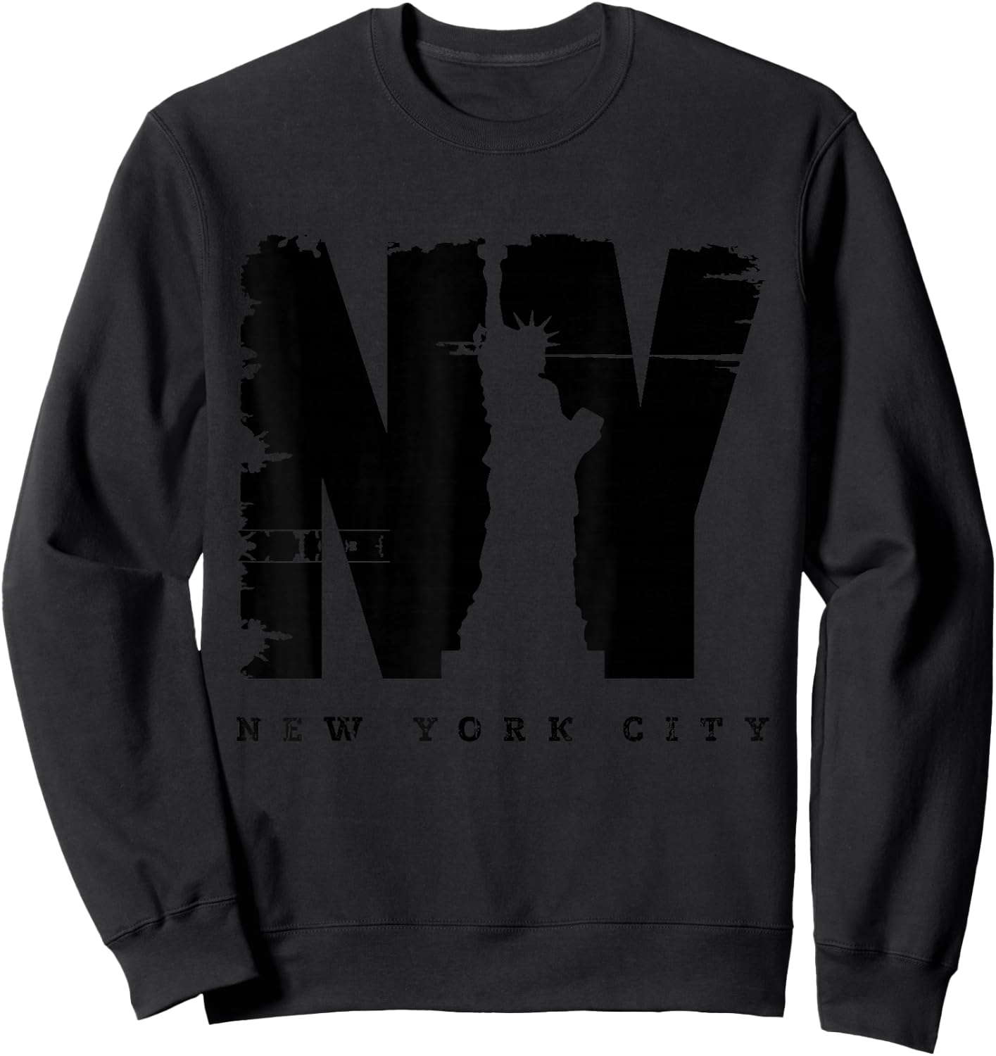 Cool Vintage New York City Style Shirts, New York City Sweatshirt - Sweatshirt | Black