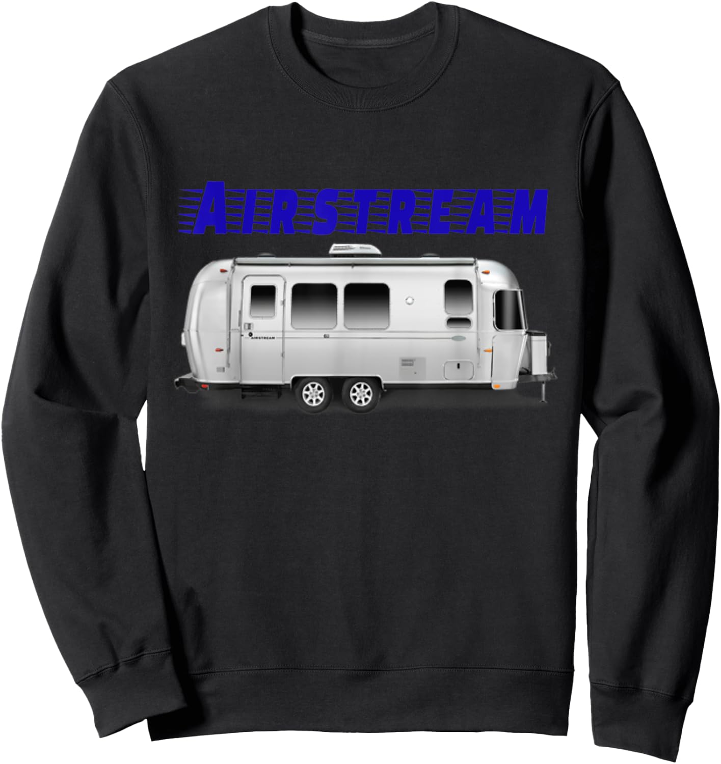 Nice vintage Airstream camping trailer . Sweatshirt - Sweatshirt | Black