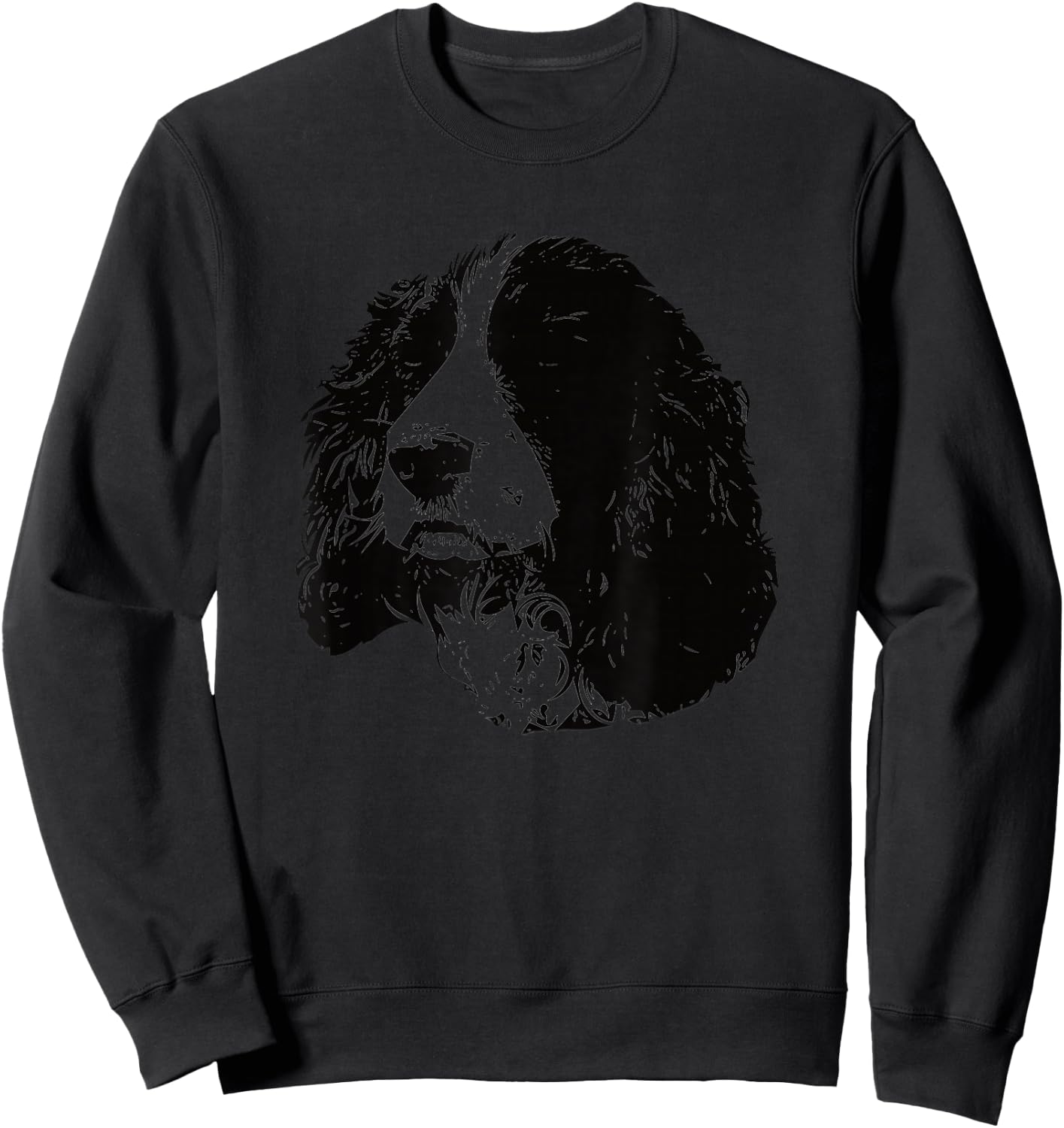 The English Springer Spaniel Sweatshirt - Sweatshirt | Black