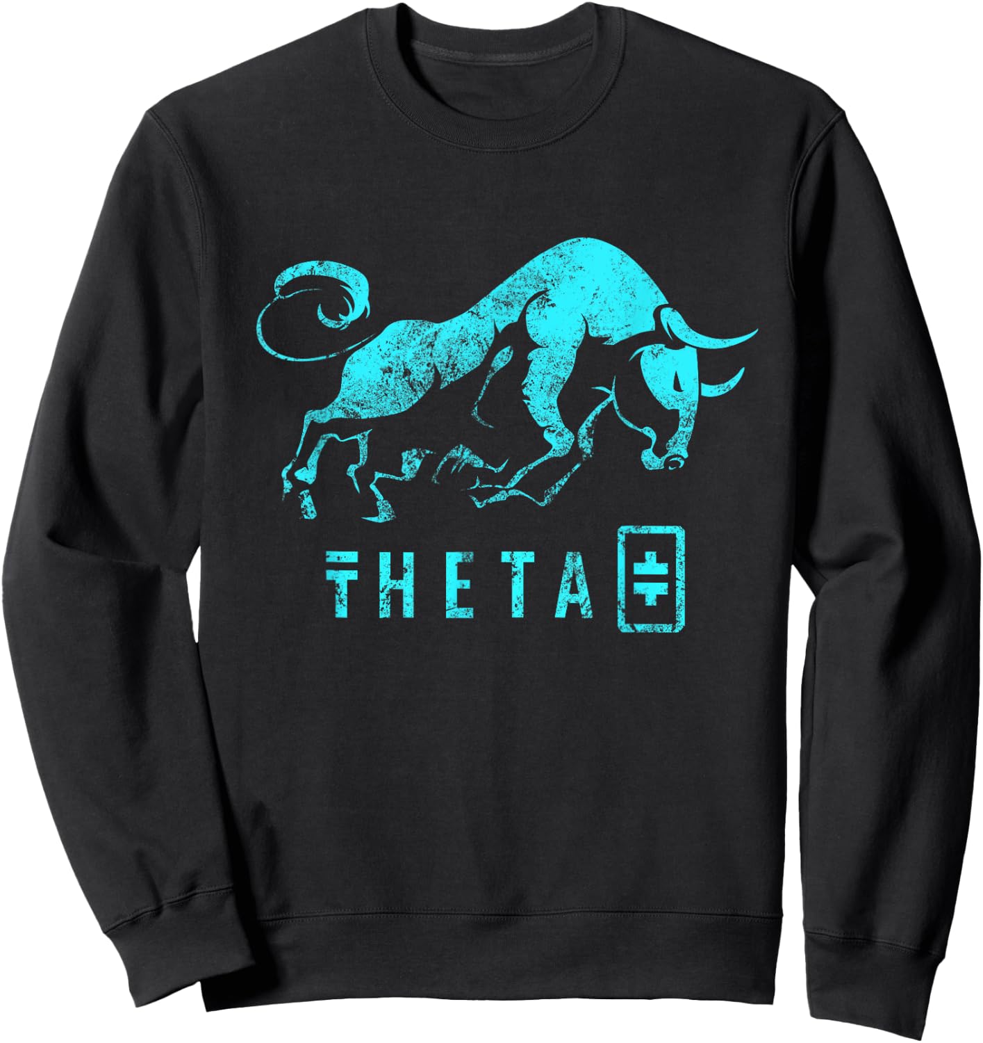 THETA Crypto Millionaire BULLRUN Token for TV Entertainment Sweatshirt - Sweatshirt | Black