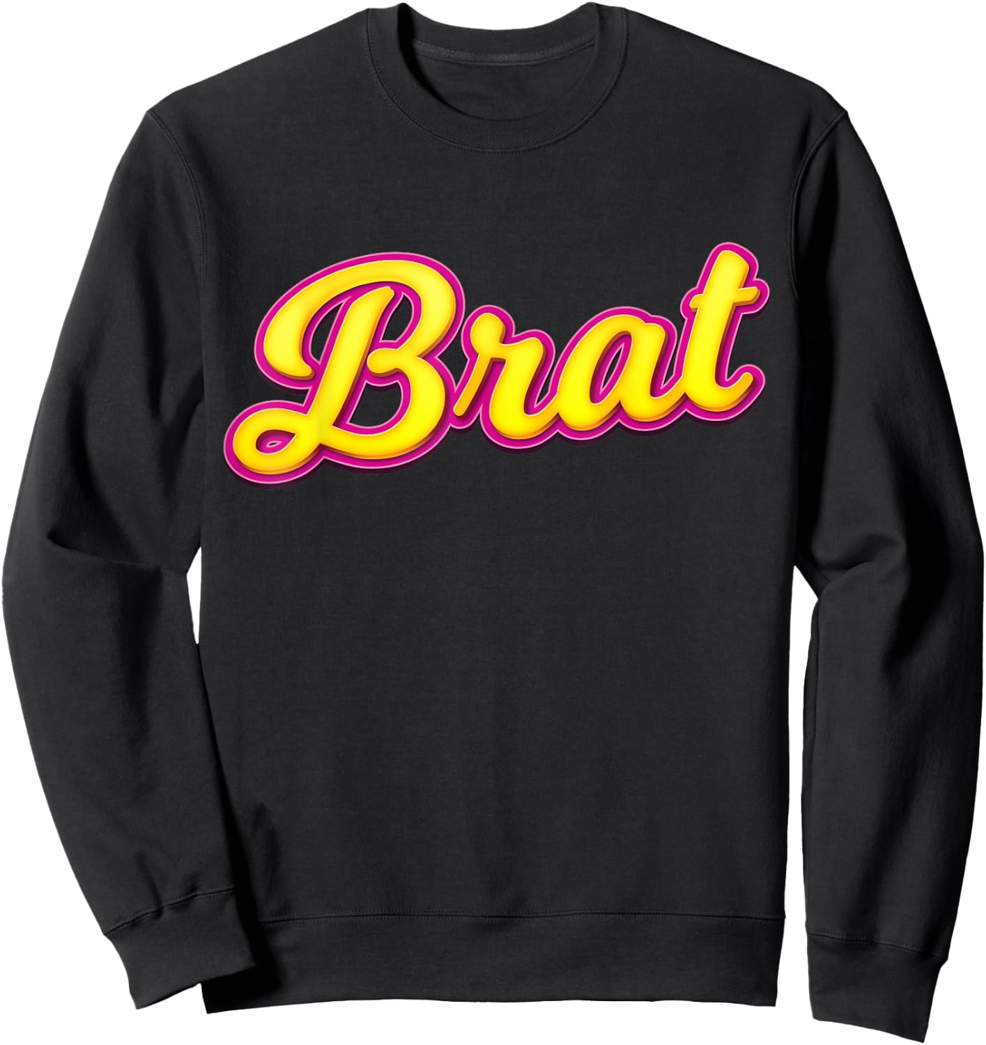 Brat Shirt For BDSM DDLG ABDL Diaper Lover Sweatshirt - Sweatshirt | Black