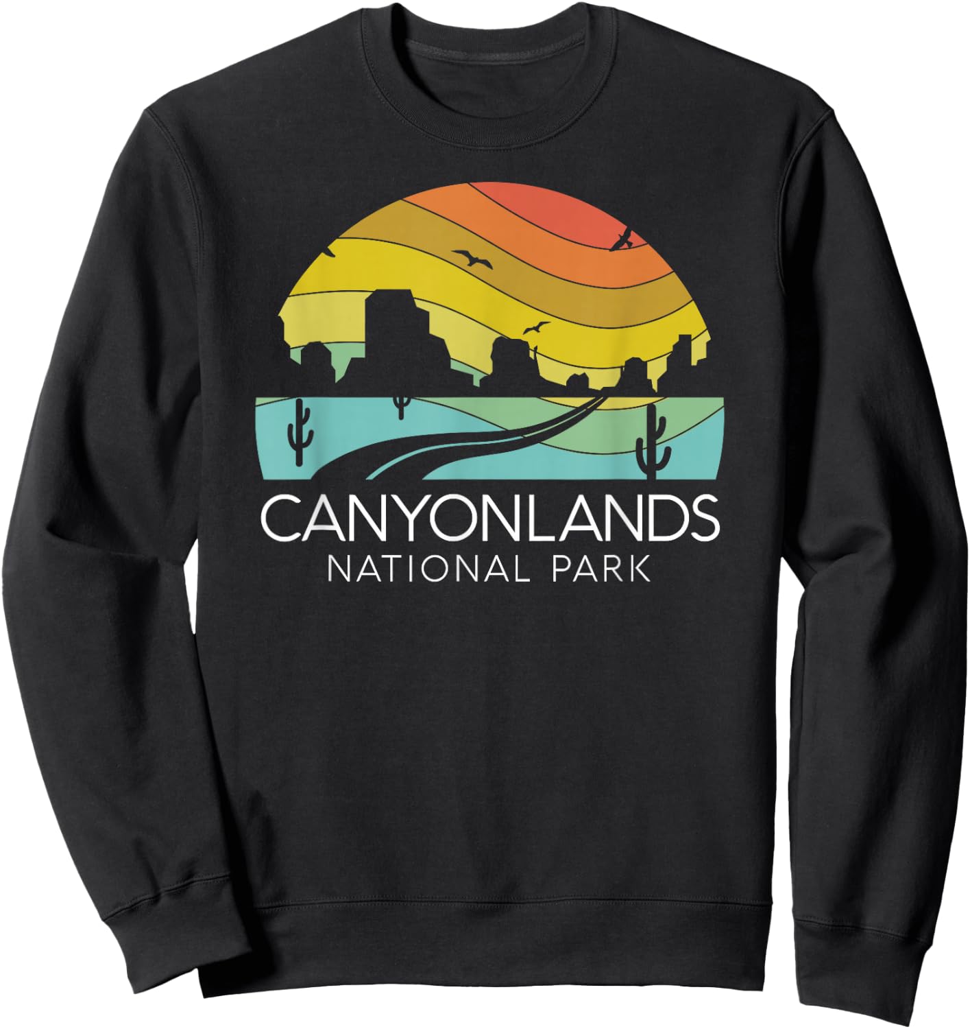 Canyonlands National Park Utah Zion Bryce Canyon Arches USA Sweatshirt - Sweatshirt | Black