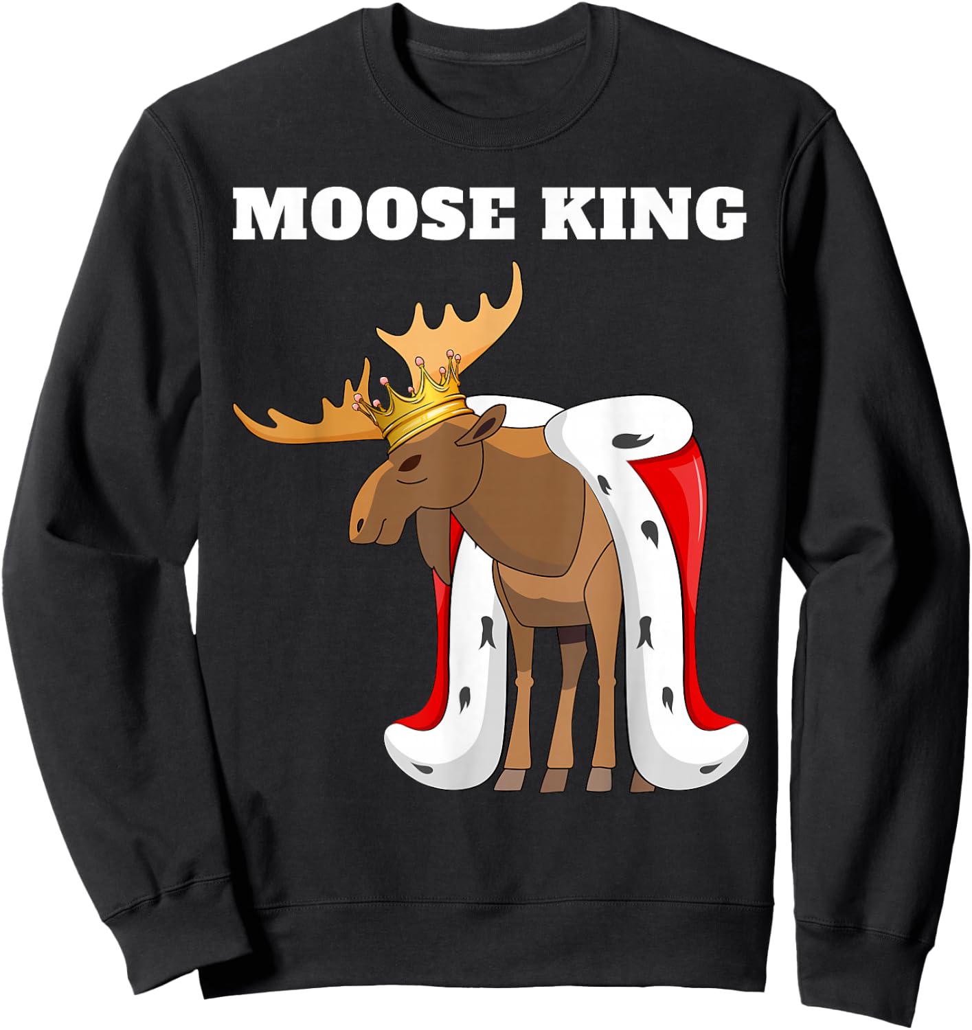 Moose King | Moose Gear | Boys Moose Sweatshirt - Sweatshirt | Black