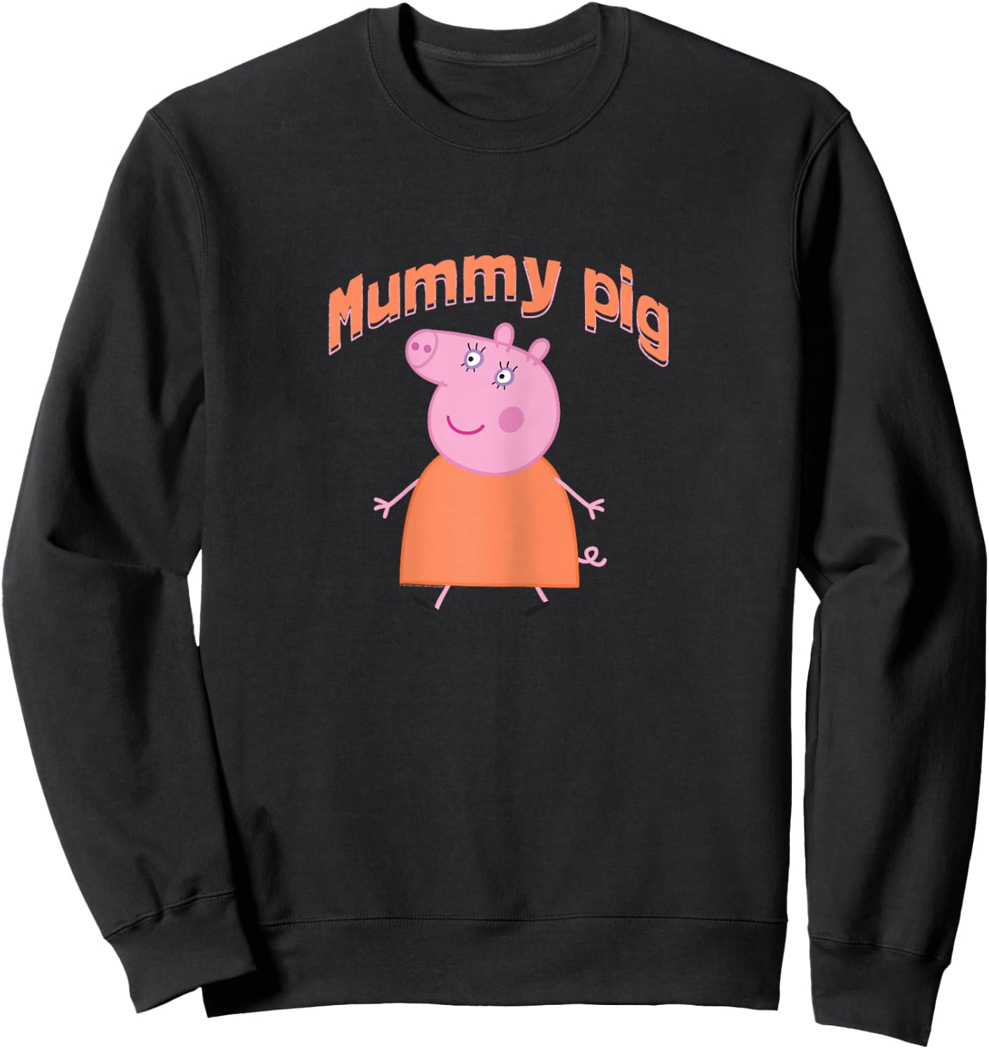 Peppa Pig Mother's Day Mummy Pig Portrait Sweatshirt - Sweatshirt | Black
