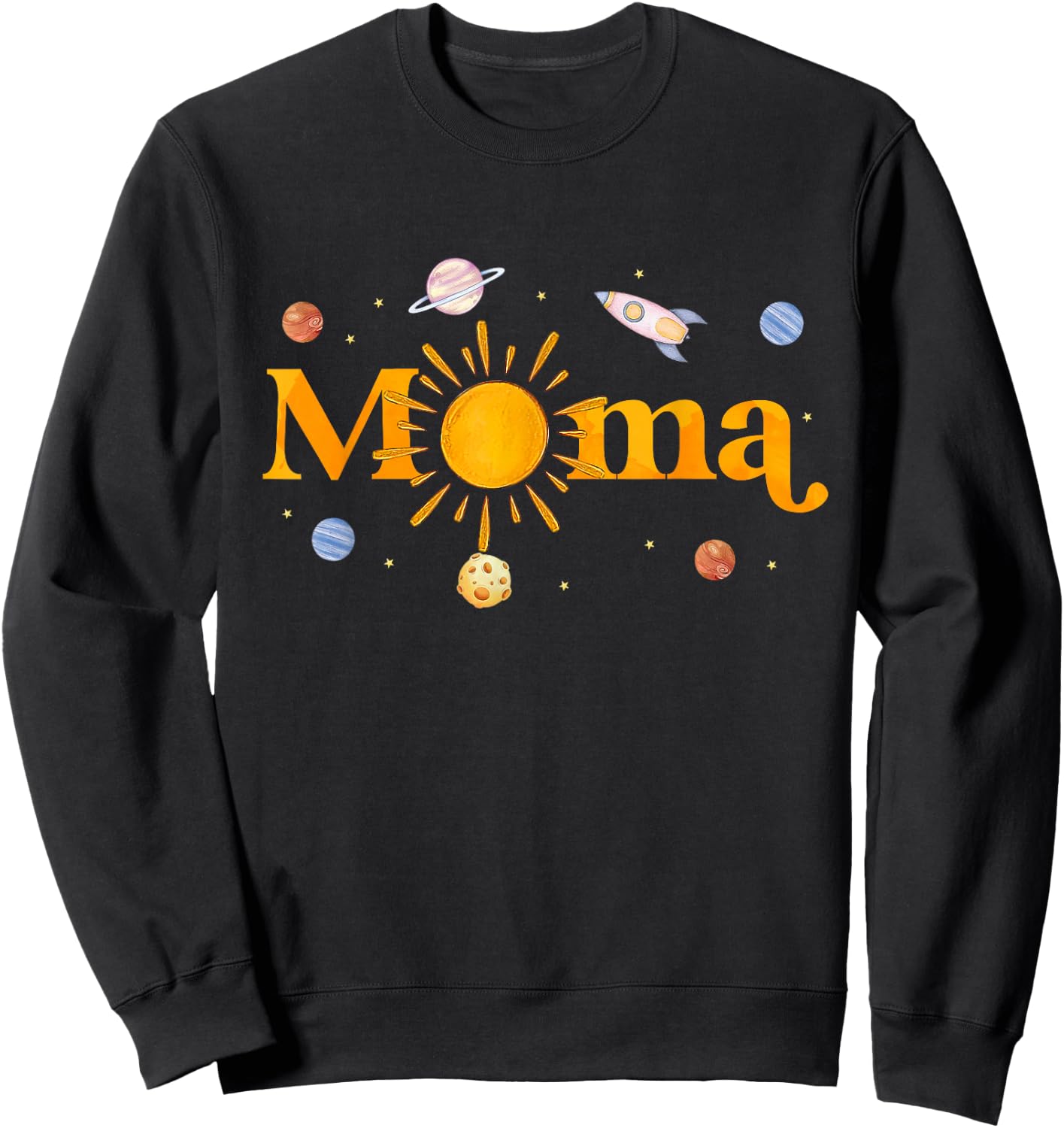 Mama of The Birthday First Trip Around The Sun Bday Boy Sweatshirt - Sweatshirt | Black