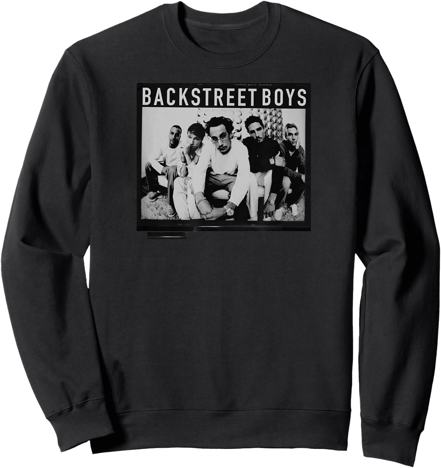 Backstreet Boys Film Photo Sweatshirt - Sweatshirt | Black