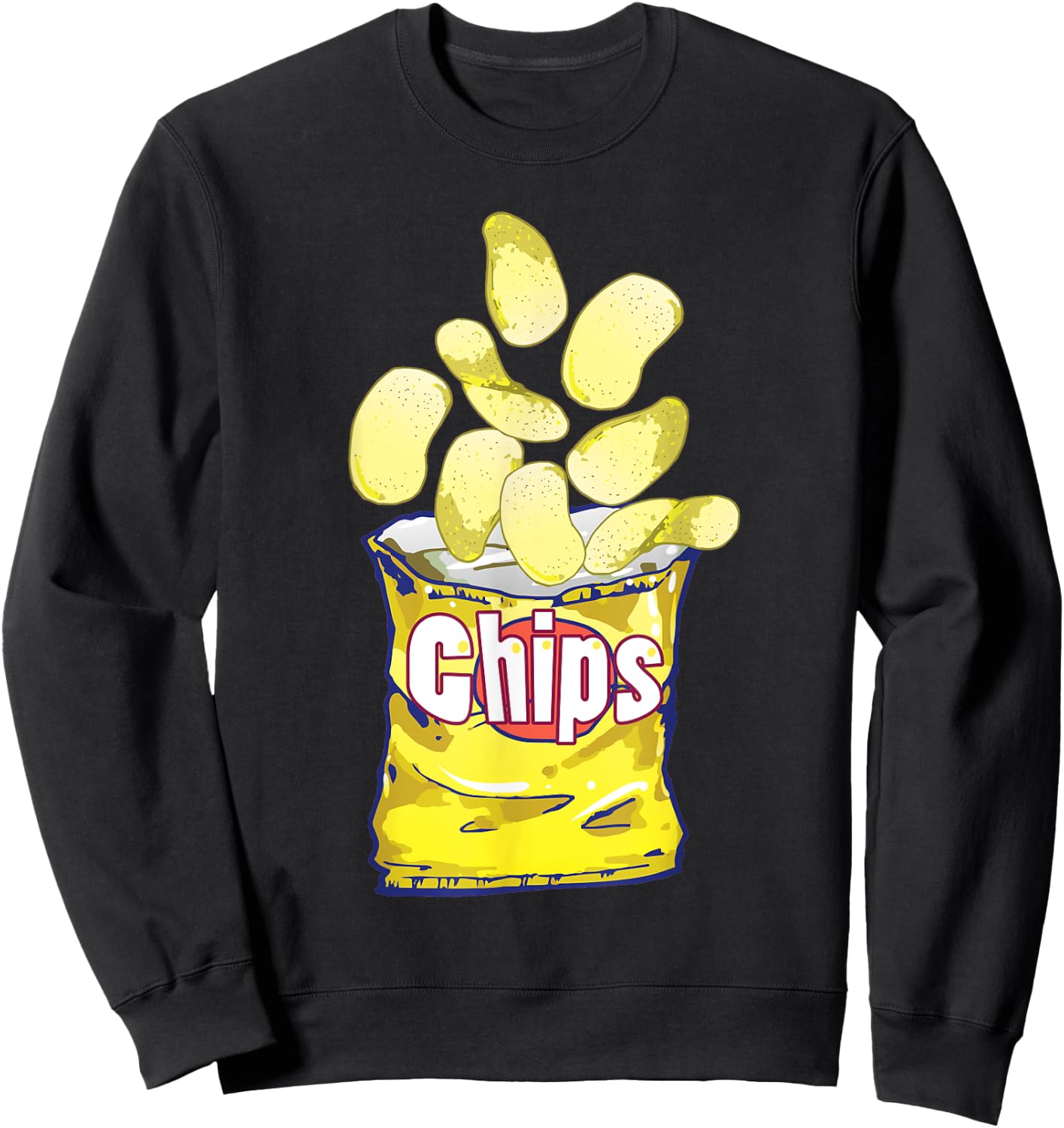 Potato Chips Games Sweatshirt - Sweatshirt | Black