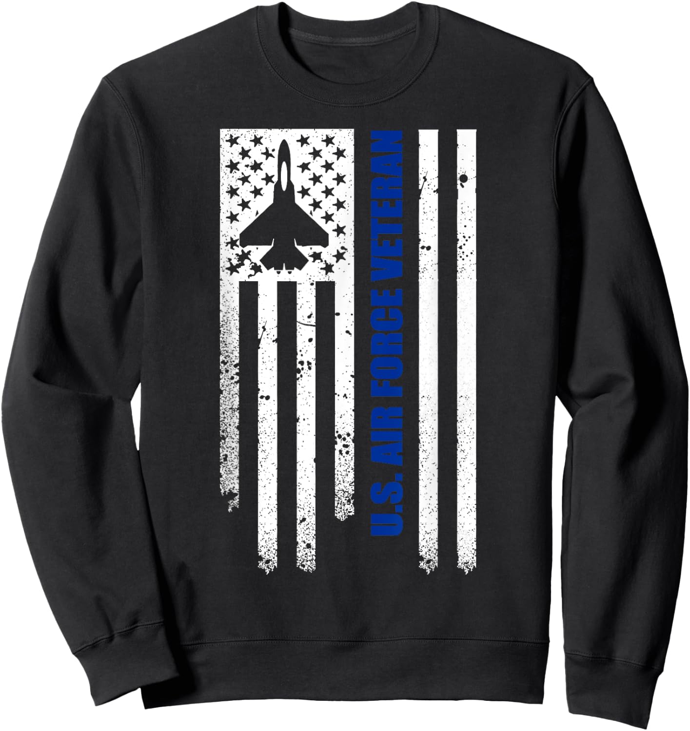 United States US Air Force Veteran Men Women | Veterans Day Sweatshirt - Sweatshirt | Black