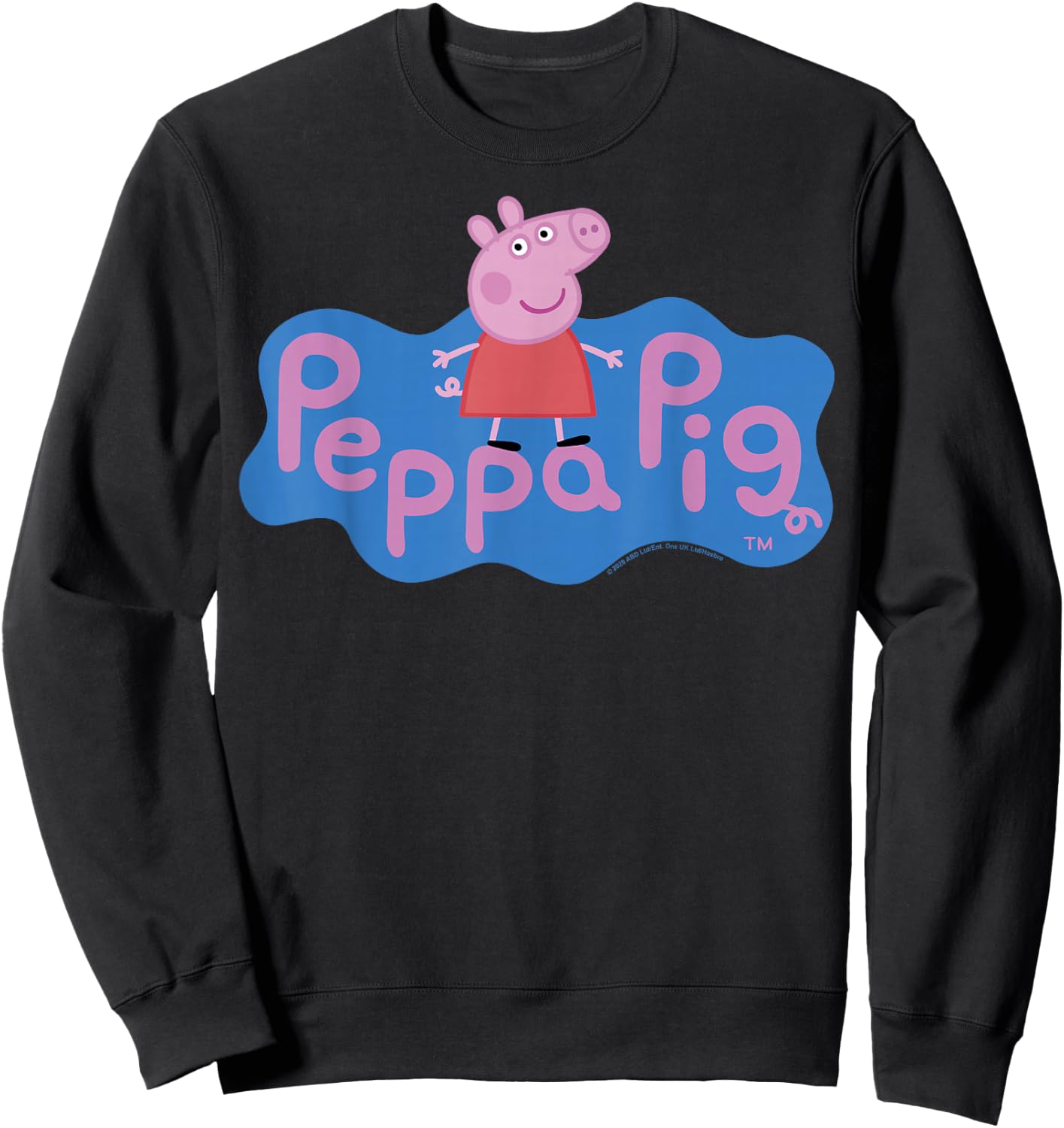 Peppa Pig Peppa Logo Sweatshirt - Sweatshirt | Black