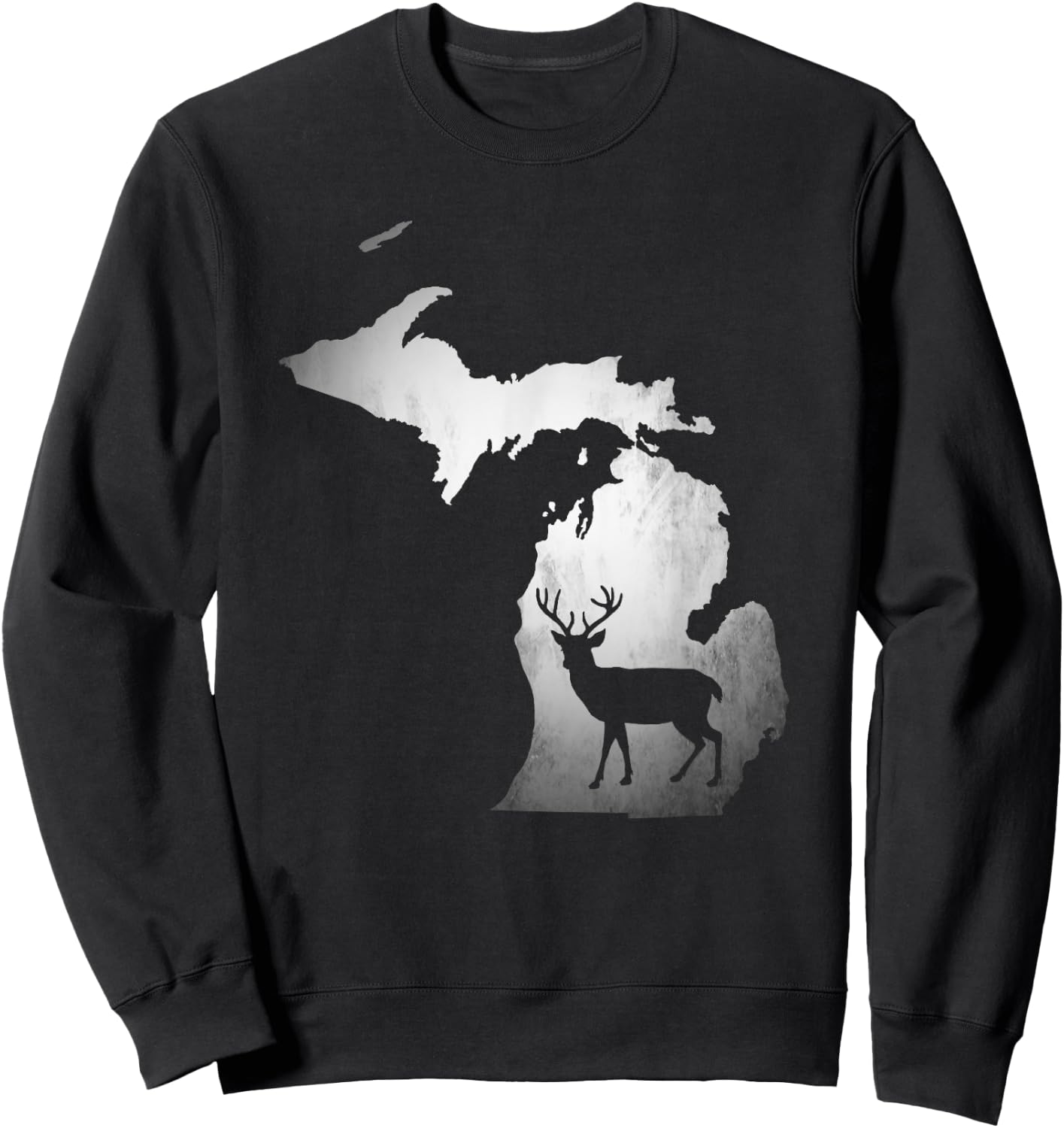 Michigan Deer Hunting Sweatshirt - Sweatshirt | Black