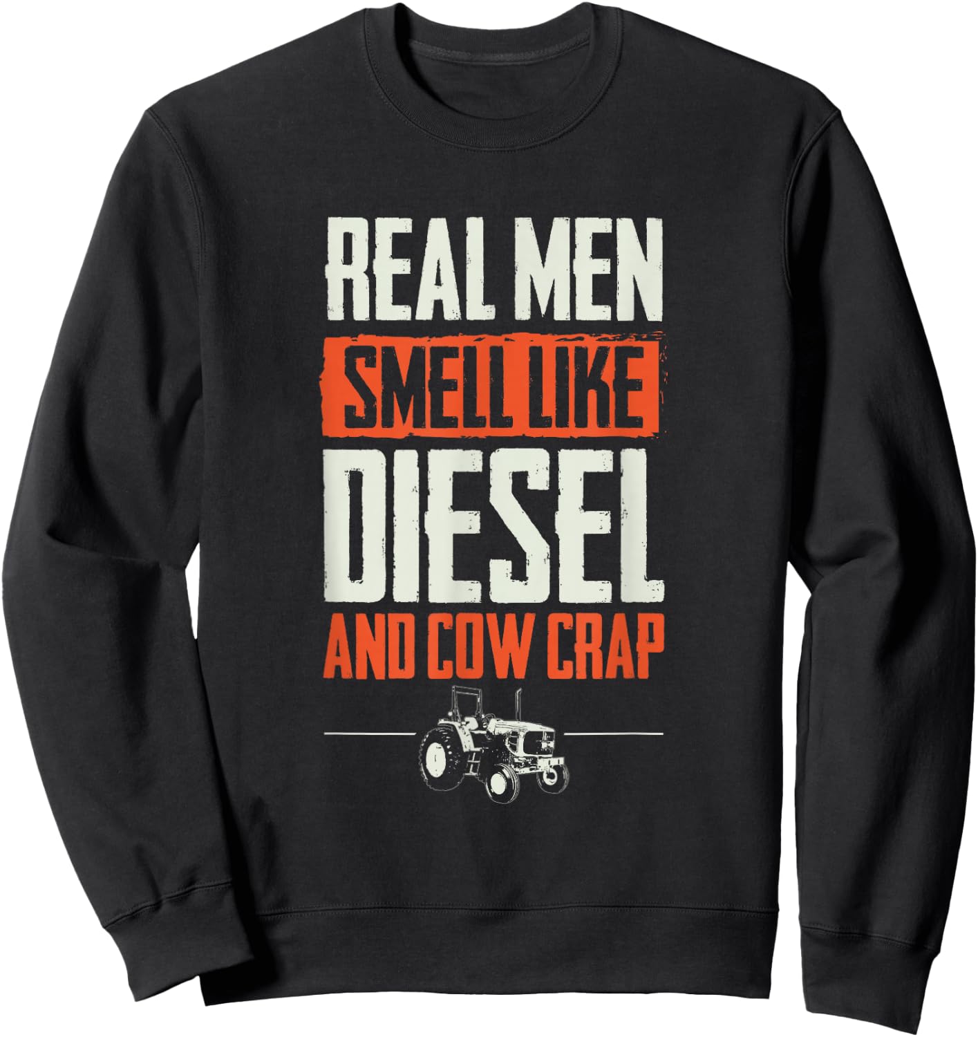 Vintage Farmer Shirt Men Tractor Gift Boys Farm Rancher Sweatshirt - Sweatshirt | Black