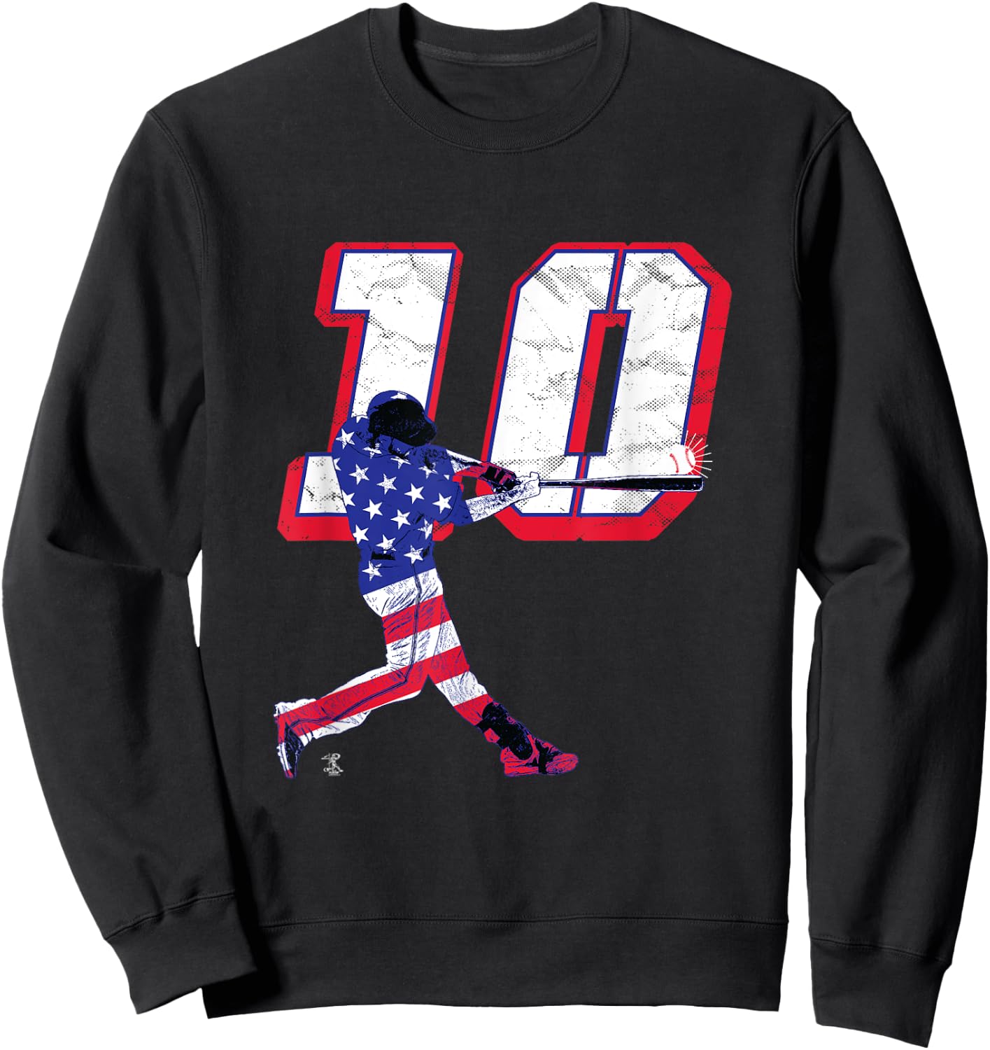 JT Realmuto Flag Silhouette Gameday Sweatshirt - Sweatshirt | Black