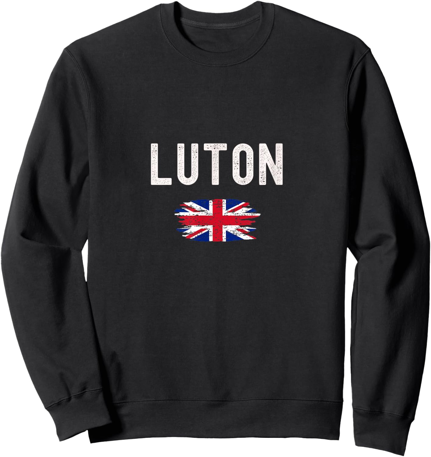 Luton Town Hatters Design For True Fans Sweatshirt - Sweatshirt | Black