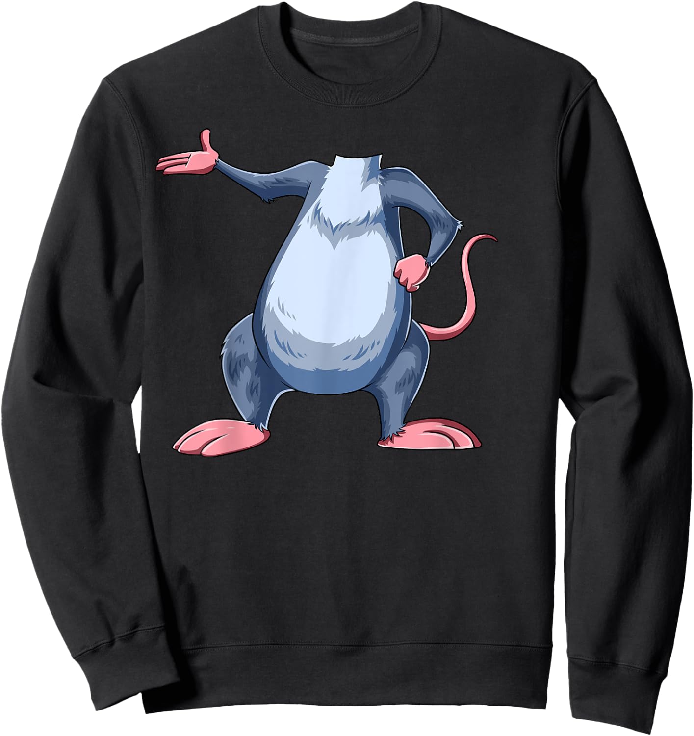 Easy Rat Costume Rat Body Headless Rat Costume Sweatshirt - Sweatshirt | Black