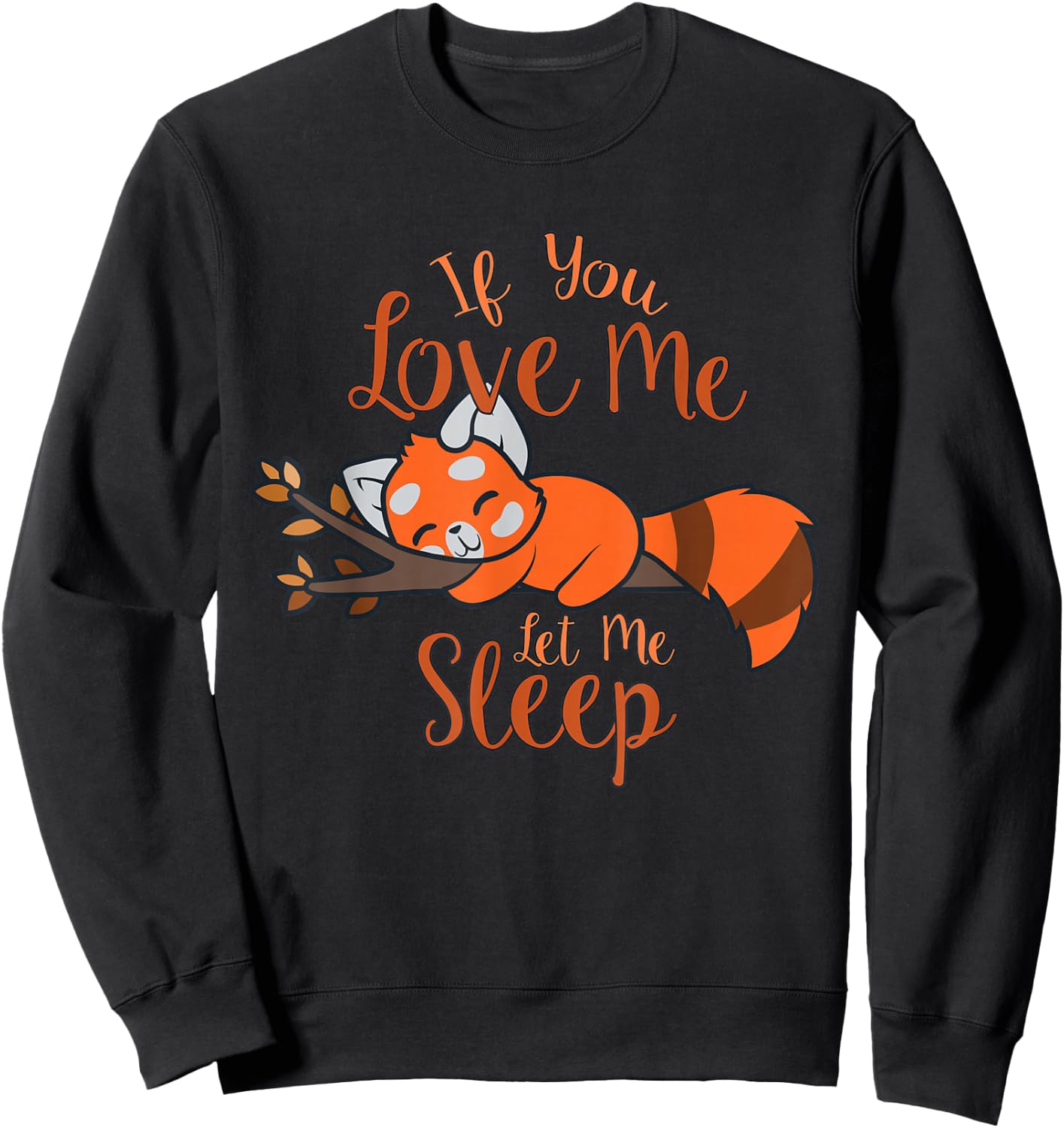 Red Panda Shirt Men Women Children Red Panda Lovers Sweatshirt - Sweatshirt | Black