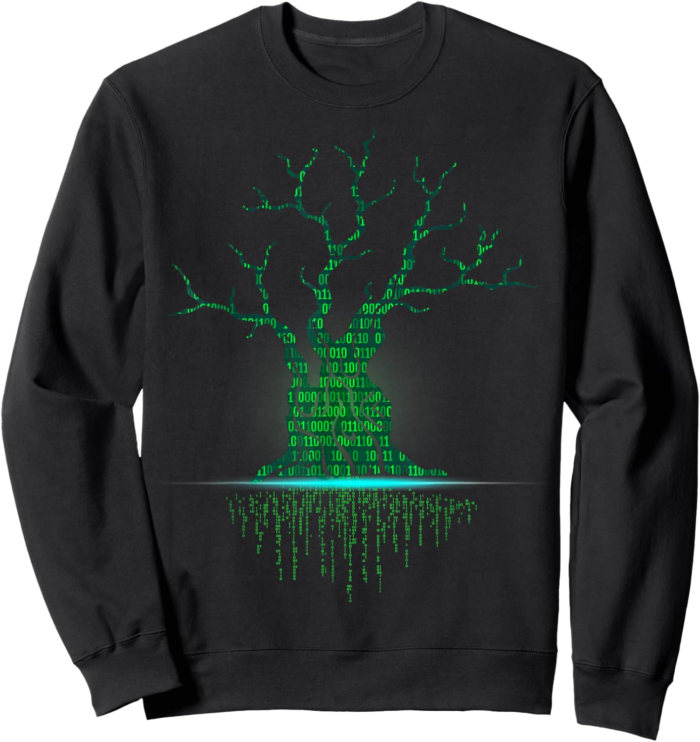 Binary Tree Computer Coding Software Programmer Developer Sweatshirt - Sweatshirt | Black