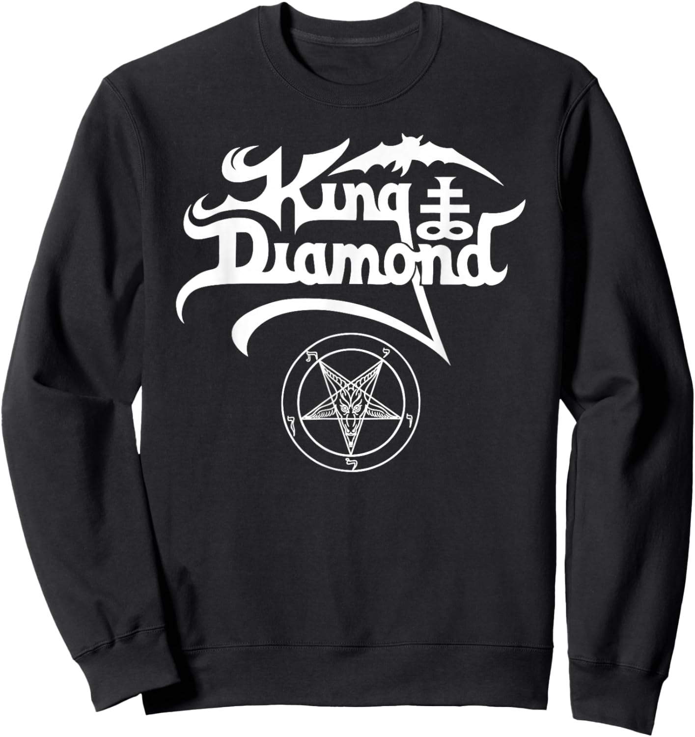 King Diamond Logo Sweatshirt - Sweatshirt | Black