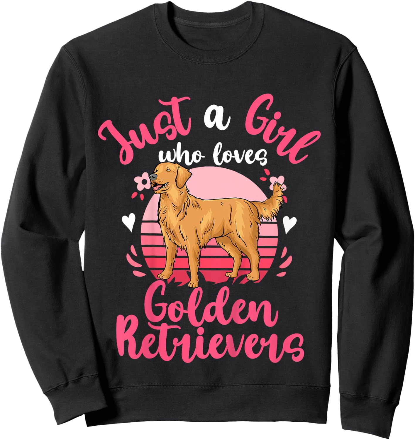 Golden Retriever Sweatshirt - Sweatshirt | Black