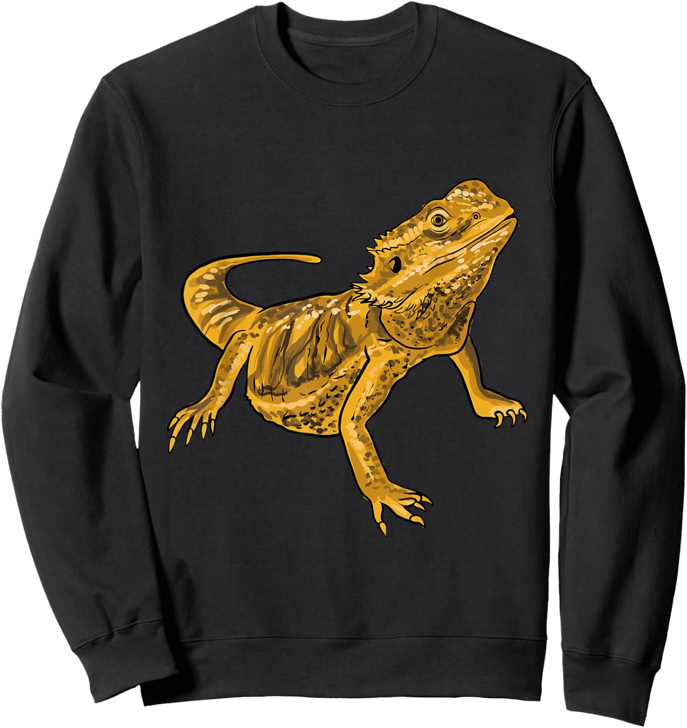 Cute Bearded Dragon Lover Gift Owner Love Sweatshirt - Sweatshirt | Black