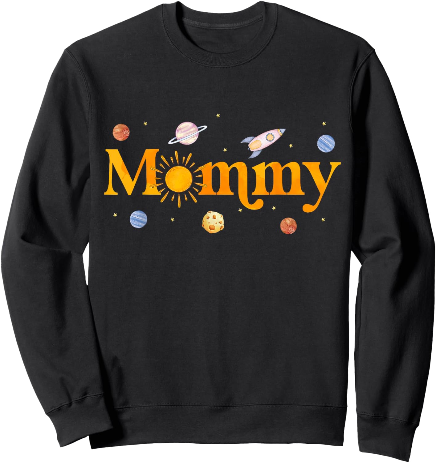 Mommy of The Birthday First Trip Around The Sun Bday Boy Sweatshirt - Sweatshirt | Black
