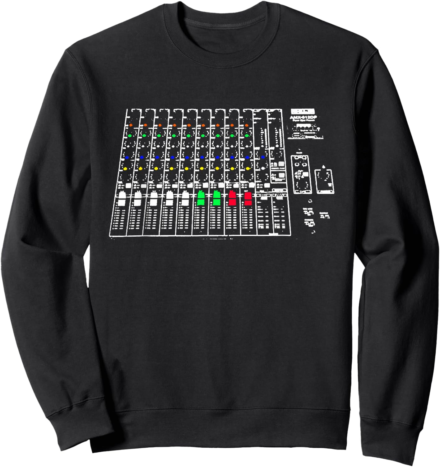 Audio Engineer Soundboard | Cool Music Producer Equipment Sweatshirt - Sweatshirt | Black