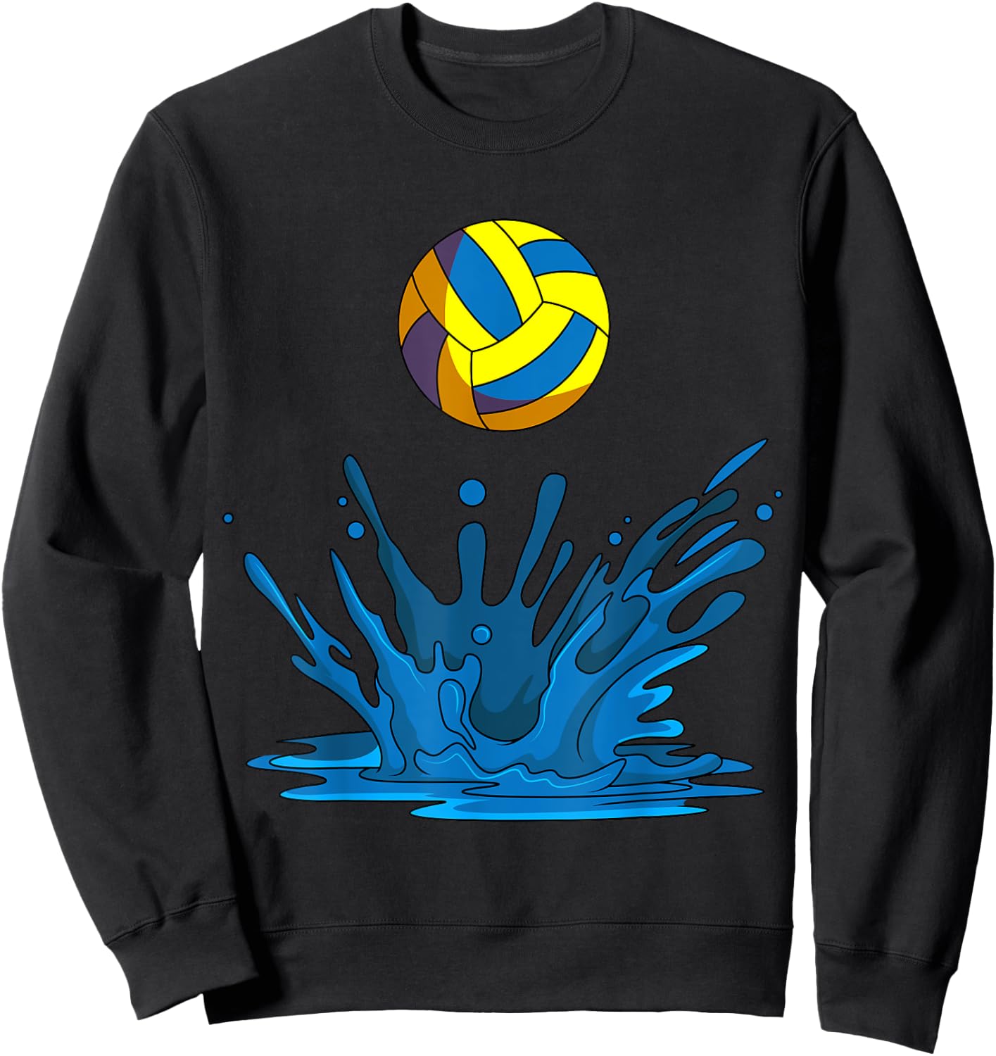 Water Polo Ball Player Team Sport Lover Swimmer Goalie Sweatshirt - Sweatshirt | Black