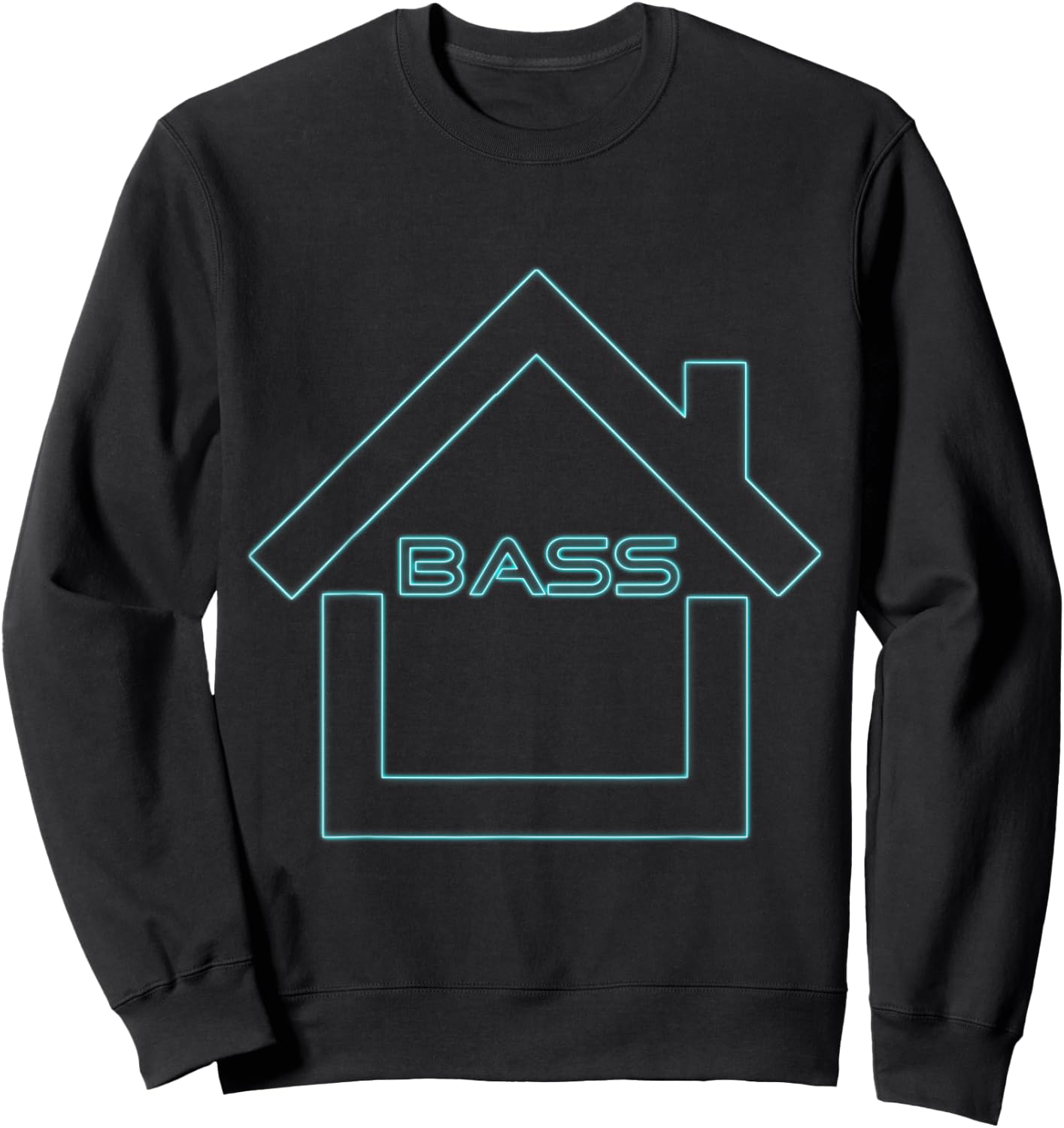 EDM Rave Gear | Techno Clubbing DJ Clothing Bass House Music Sweatshirt - Sweatshirt | Black