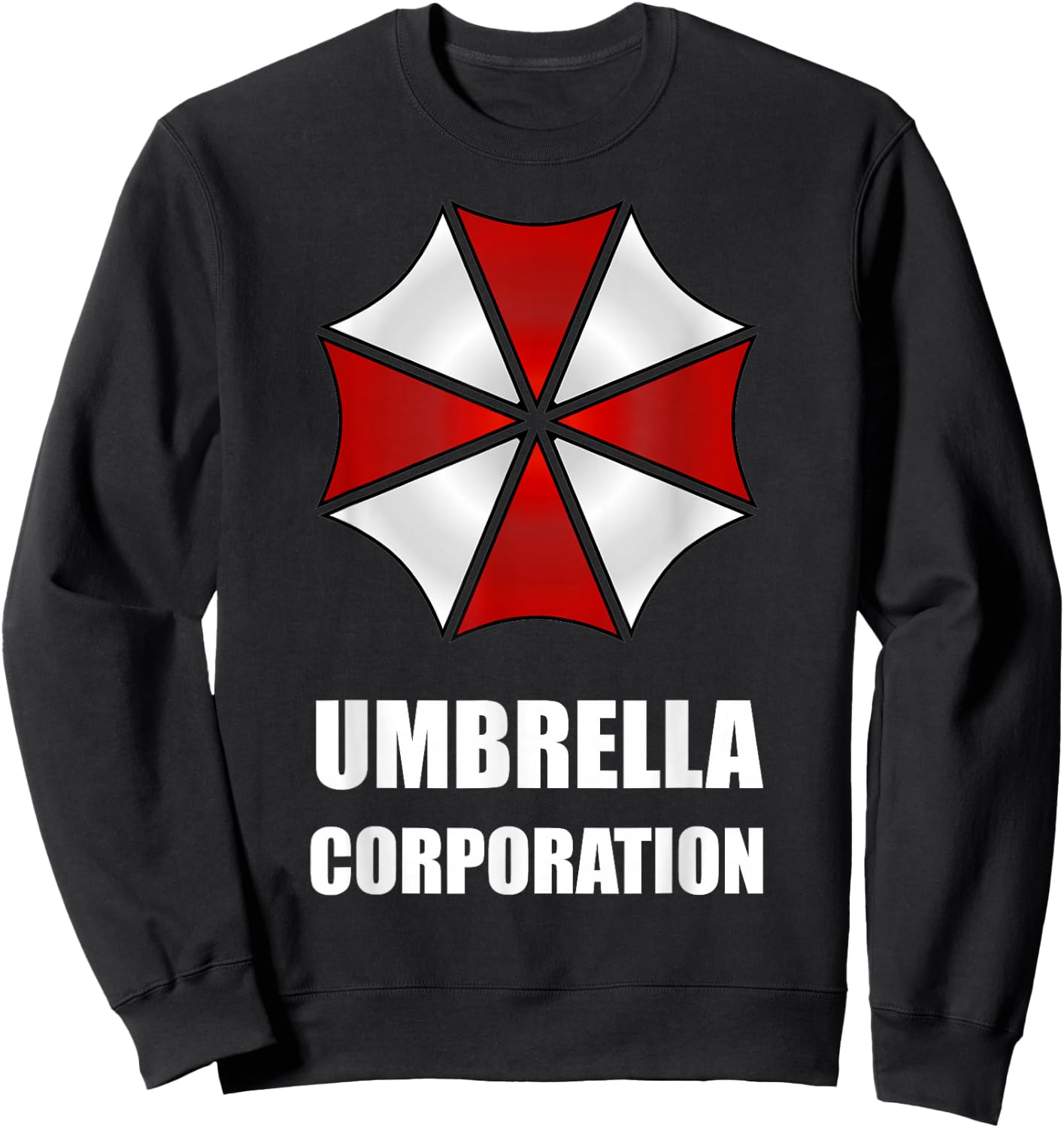 Funny Gamer Umbrella Corporation Evil Zombie Apocalypse Sweatshirt - Sweatshirt | Black