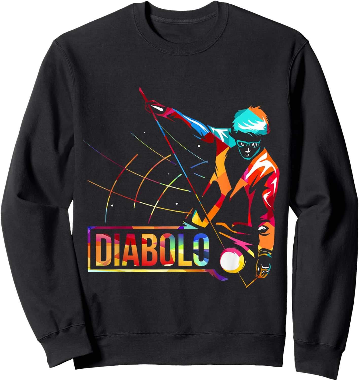 Diabolo Juggling Gift Sweatshirt - Sweatshirt | Black