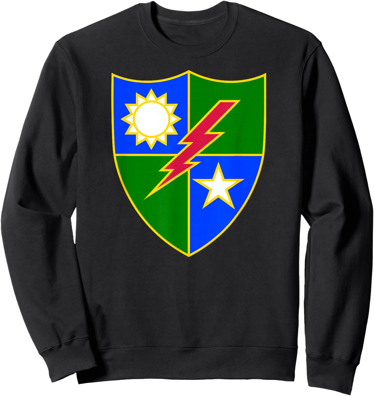 US Army Ranger - 75th Ranger Regiment DUI Sweatshirt - Sweatshirt | Black