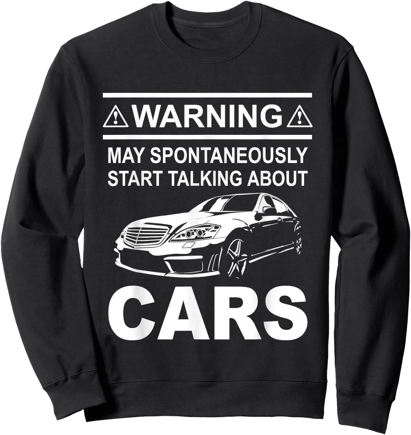 Funny Car Cars Engineer Mechanic Lovers-Gift Men Boys Teens Sweatshirt - Sweatshirt | Black