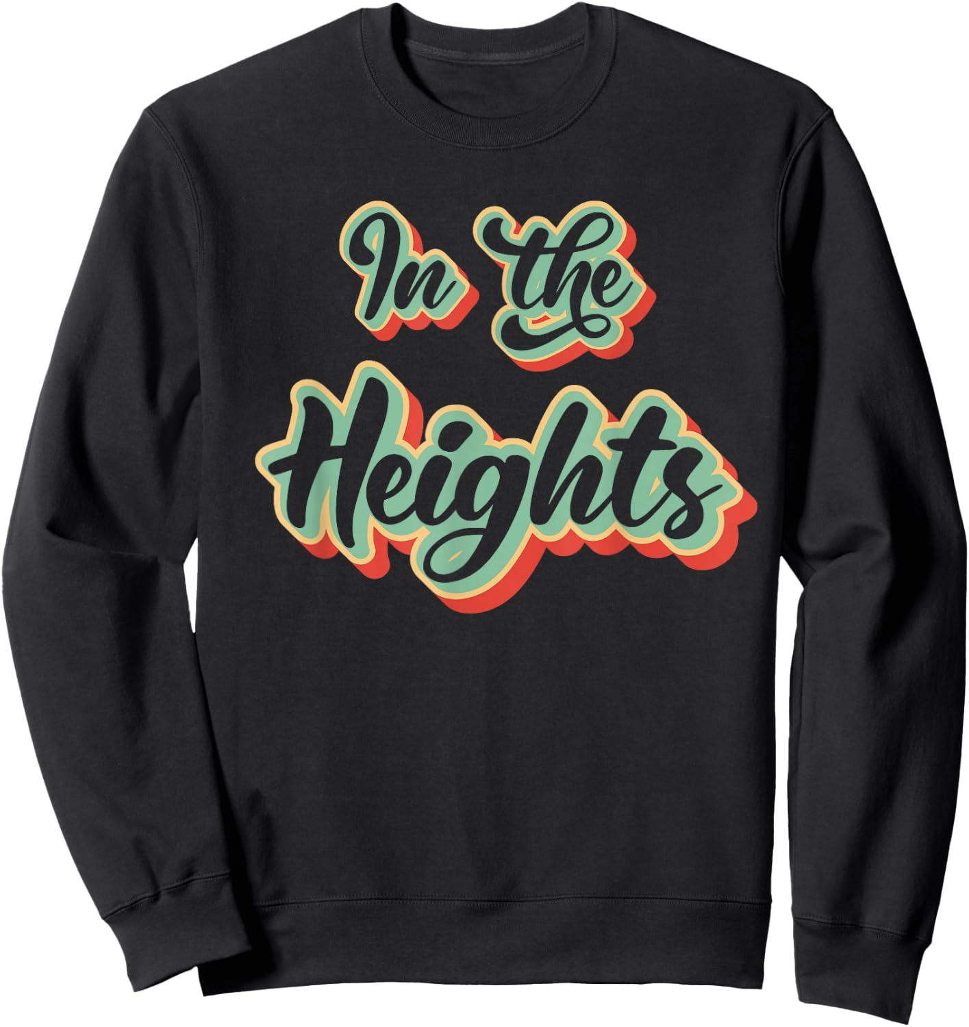 In New York the Washington Heights Black Adult Sweatshirt - Sweatshirt | Black