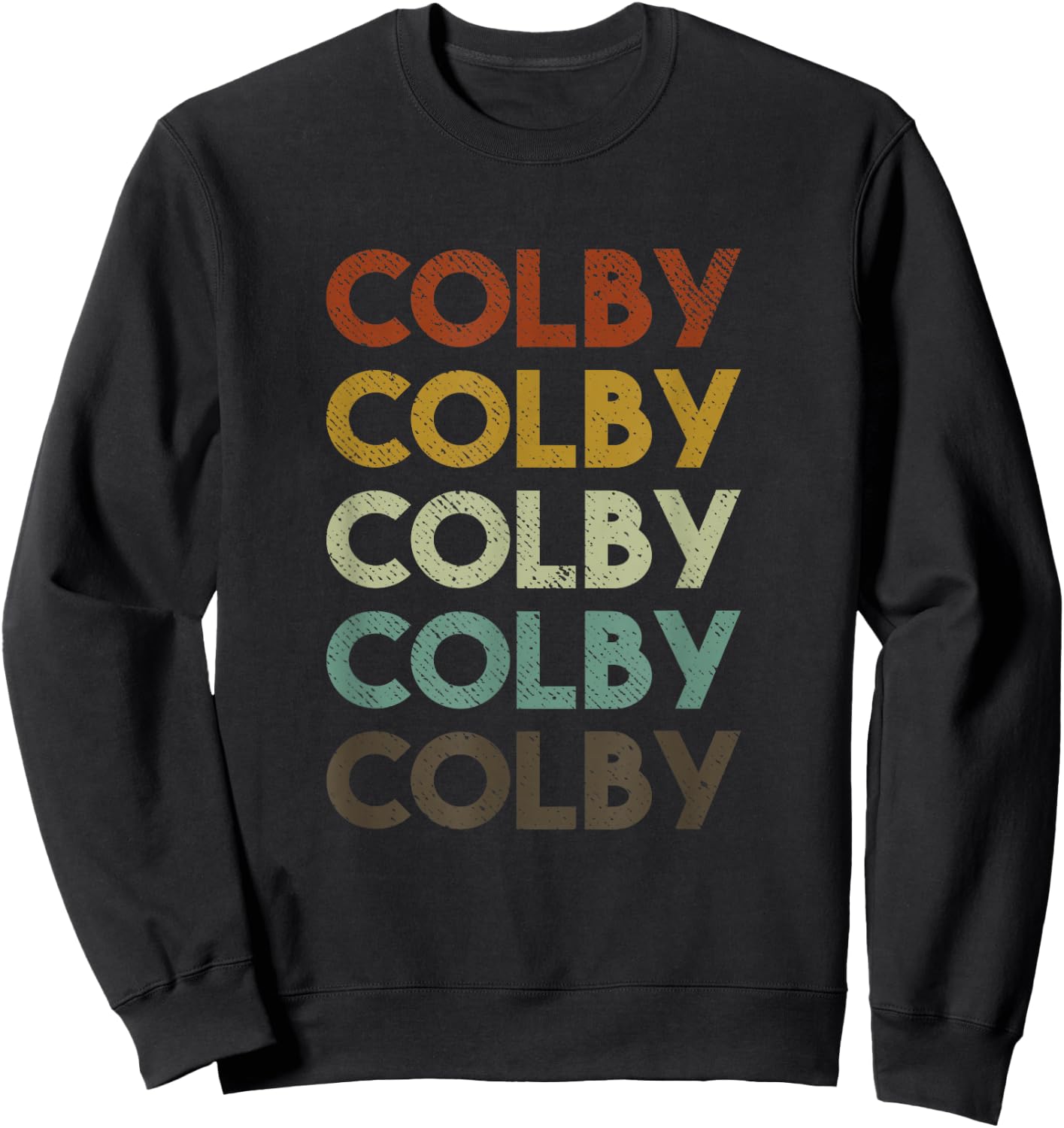 Retro Colby Sweatshirt - Sweatshirt | Black