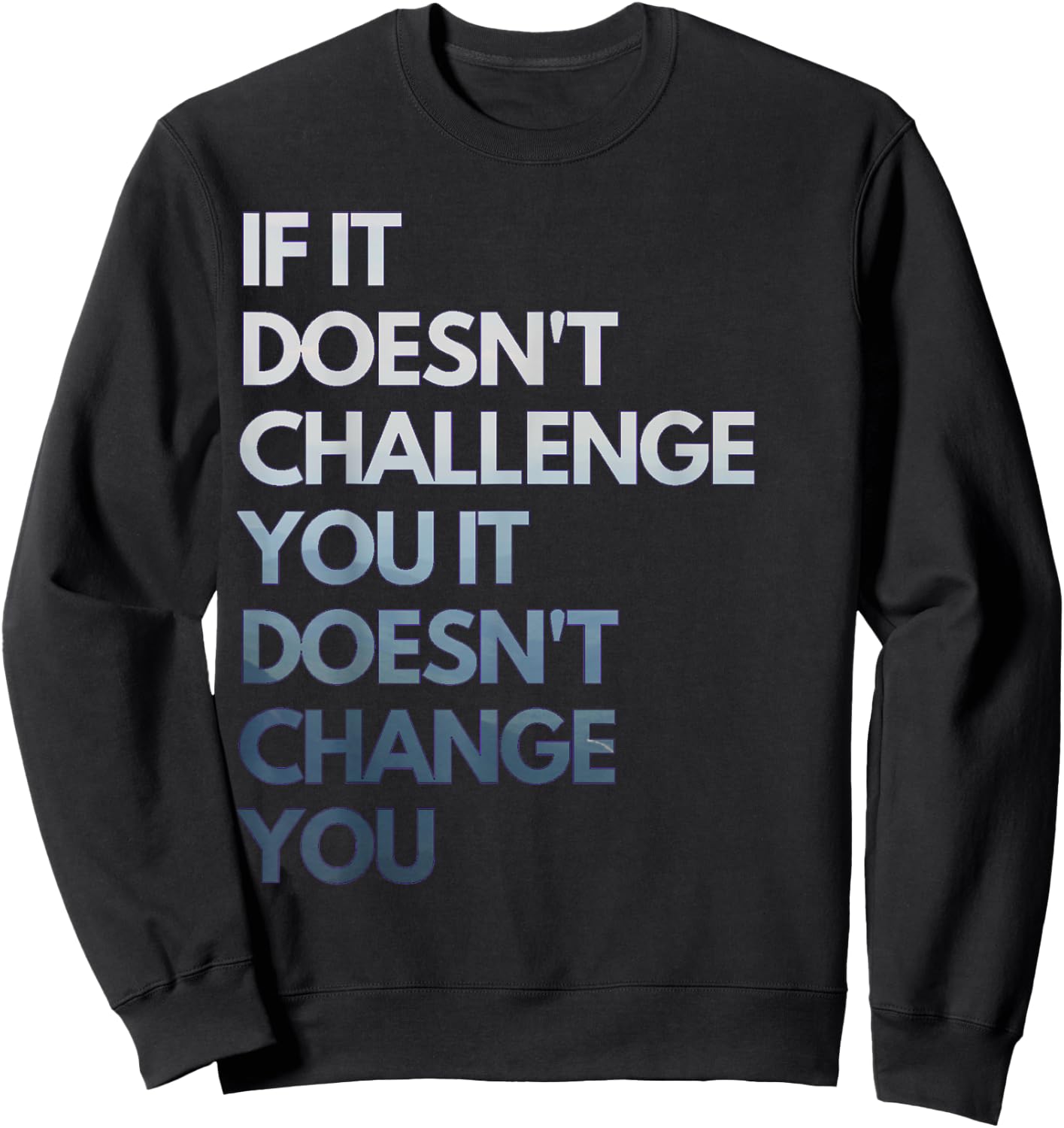 Fitness Motivation Inspirational Quote Fitness Sweatshirt - Sweatshirt | Black