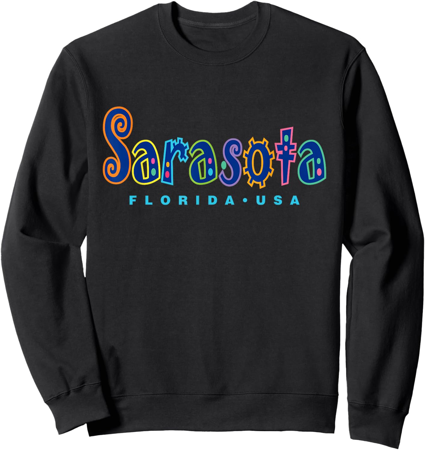 Sarasota Florida souvenir Sweatshirt - Sweatshirt | Black