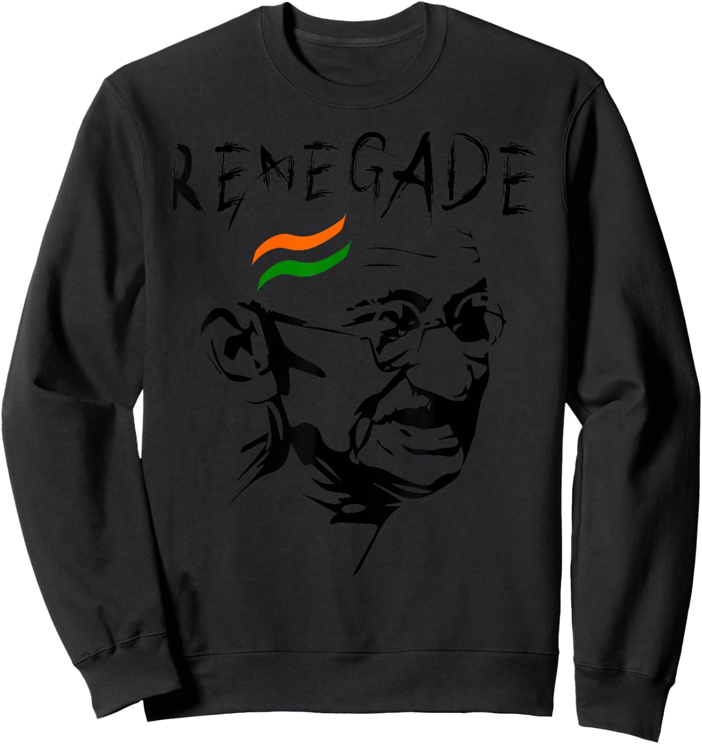 Mahatma Gandhi Sweatshirt - Sweatshirt | Black