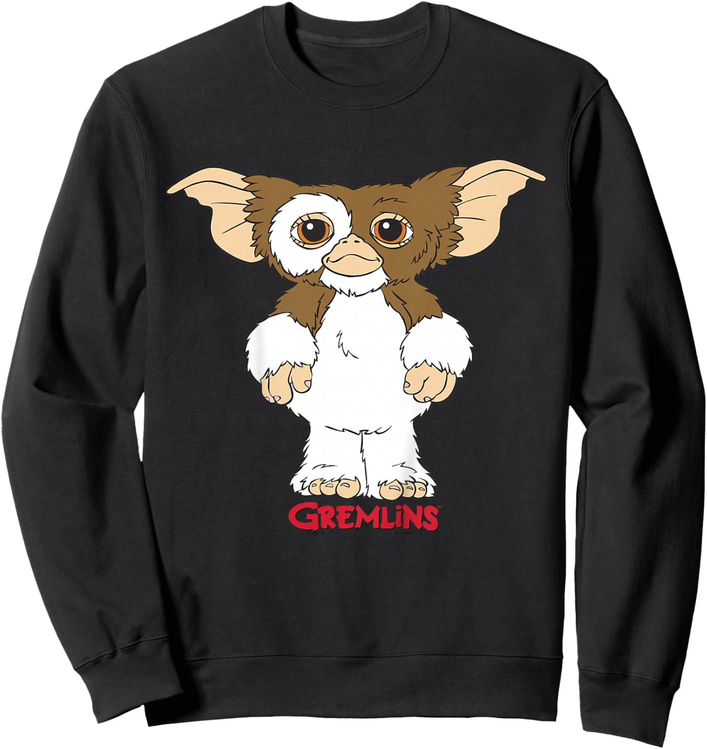 Kids Gremlins Gizmo Simple Portrait Sweatshirt - Sweatshirt | Black