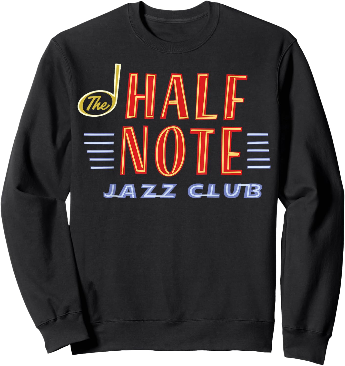 Disney Pixar Soul The Half Note Jazz Club Flat Logo Sweatshirt - Sweatshirt | Black