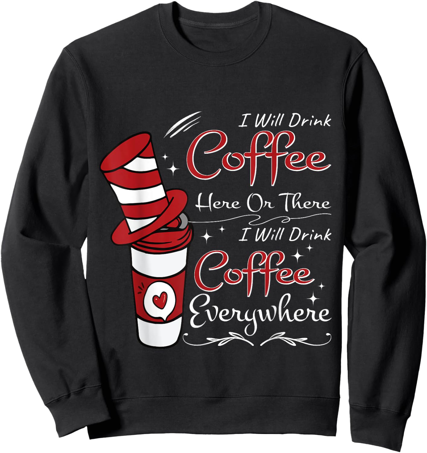 Coffee Lover Educator - Humor & funny teacher teaching Men Women Kids Sweatshirt - Sweatshirt | Black