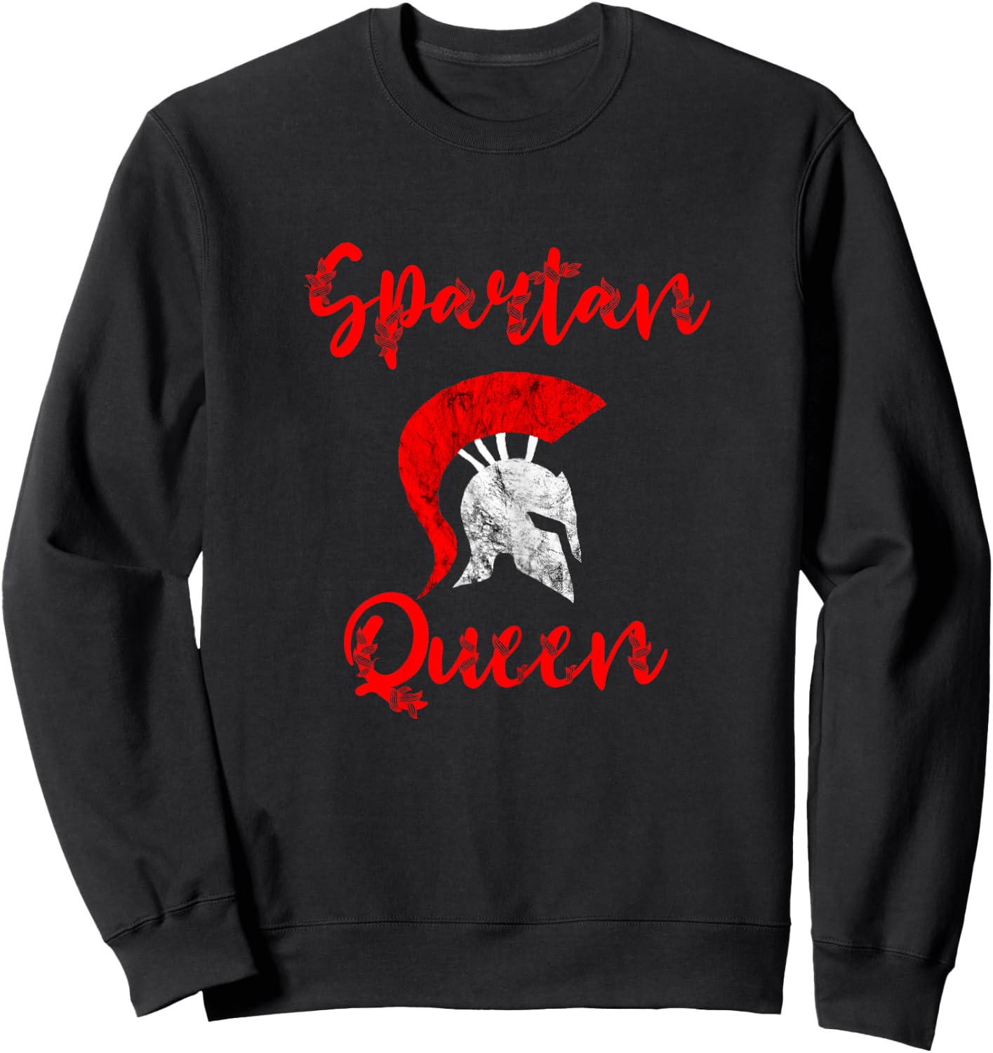 Spartan Queen Gladiators Queen Spartan Soldiers Helmet Sweatshirt - Sweatshirt | Black