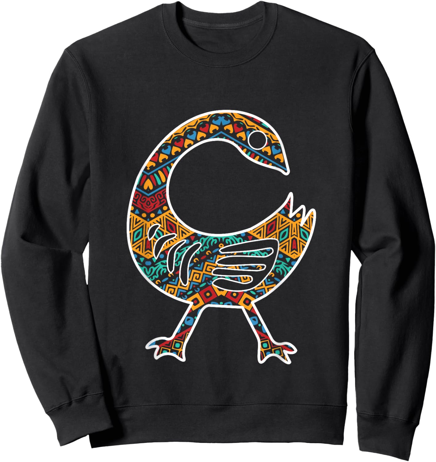 Sankofa Bird African Pride Symbol Akan Black History Sweatshirt - Sweatshirt | Black