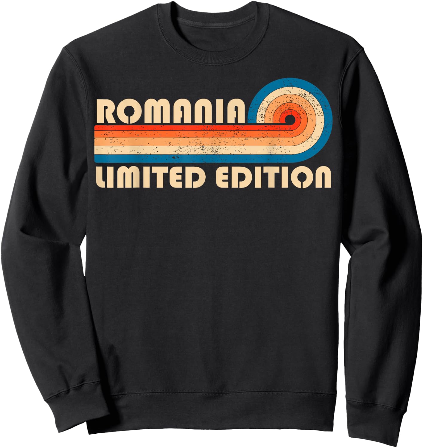 ROMANIA Country Travel Vacation Souvenir Sweatshirt - Sweatshirt | Black