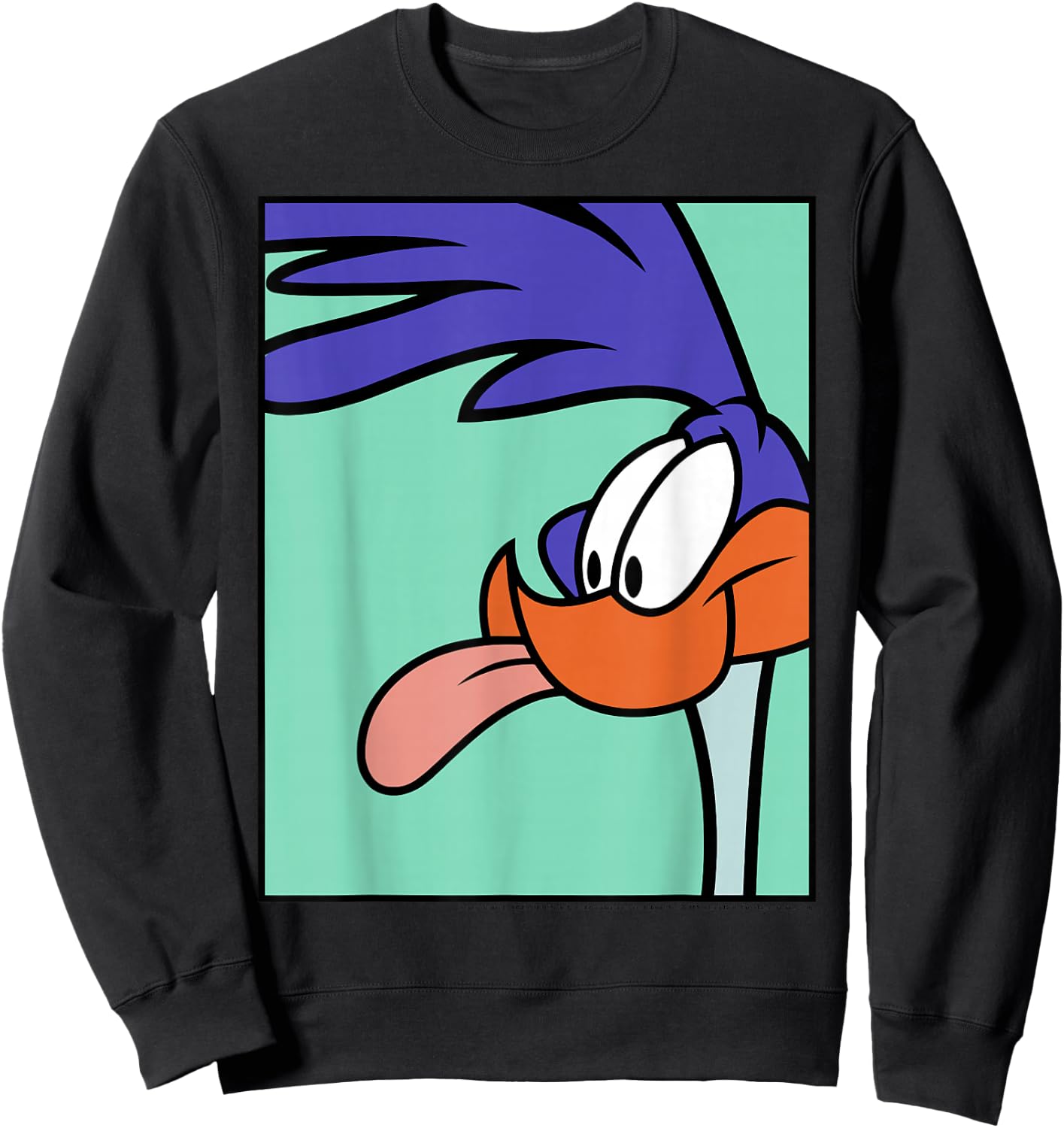 Looney Tunes Road Runner Portrait Sweatshirt - Sweatshirt | Black