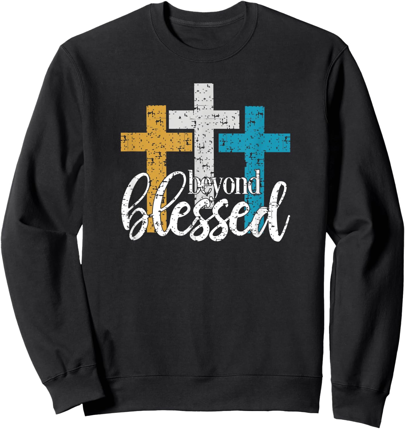 Inspirational Christian Gift those Blessed Great Easter Sweatshirt - Sweatshirt | Black