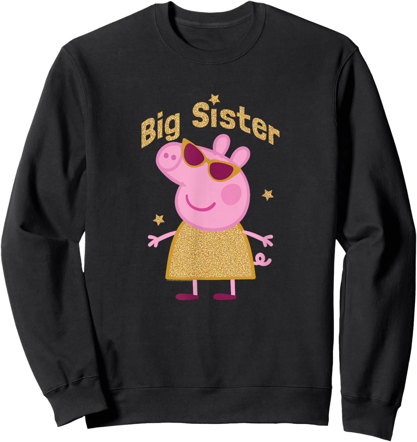 Peppa Pig Big Sister Peppa Sweatshirt - Sweatshirt | Black