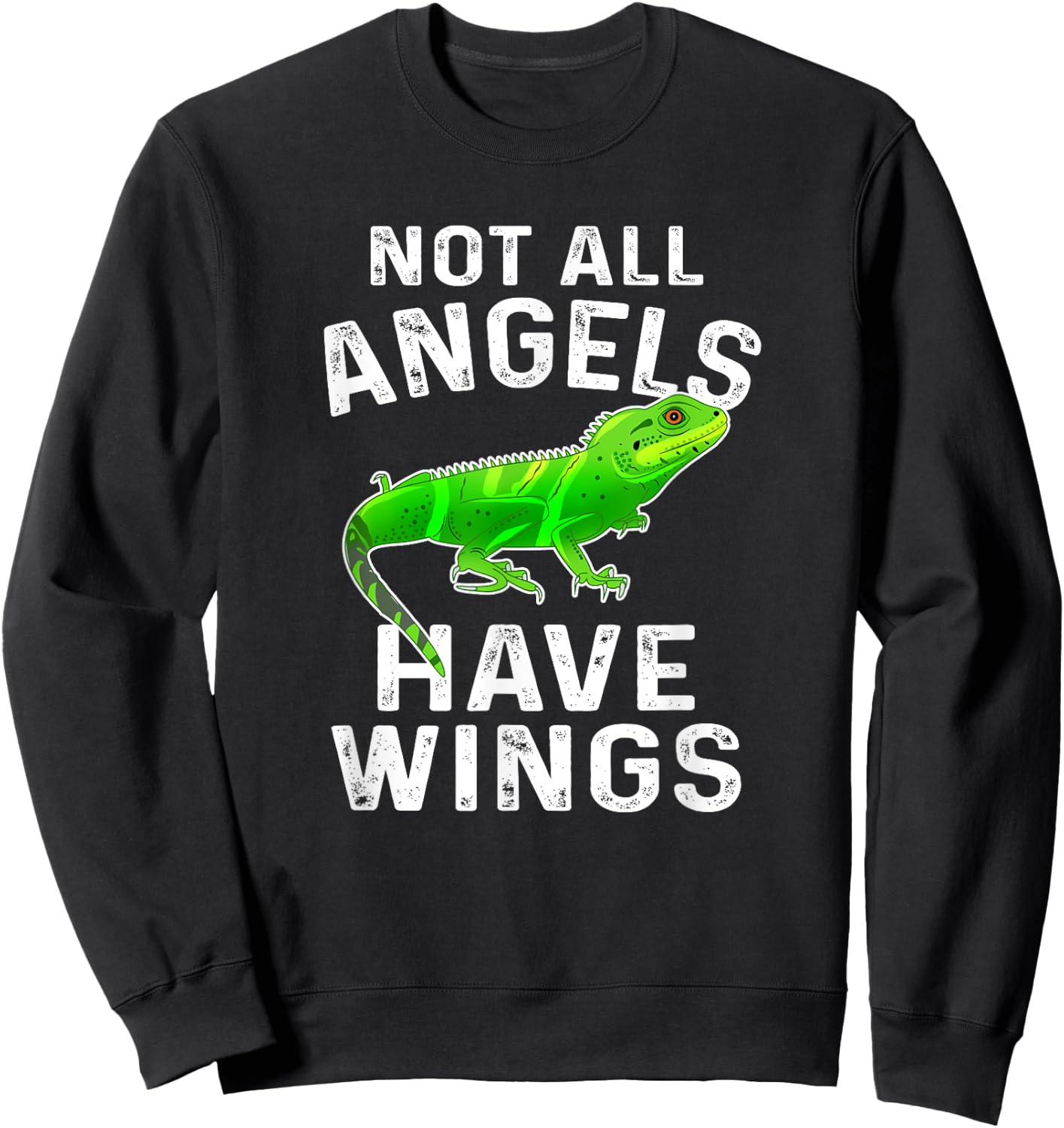 Cute Pet Chinese Water Dragon Lizard Lover Reptile Gift Sweatshirt - Sweatshirt | Black