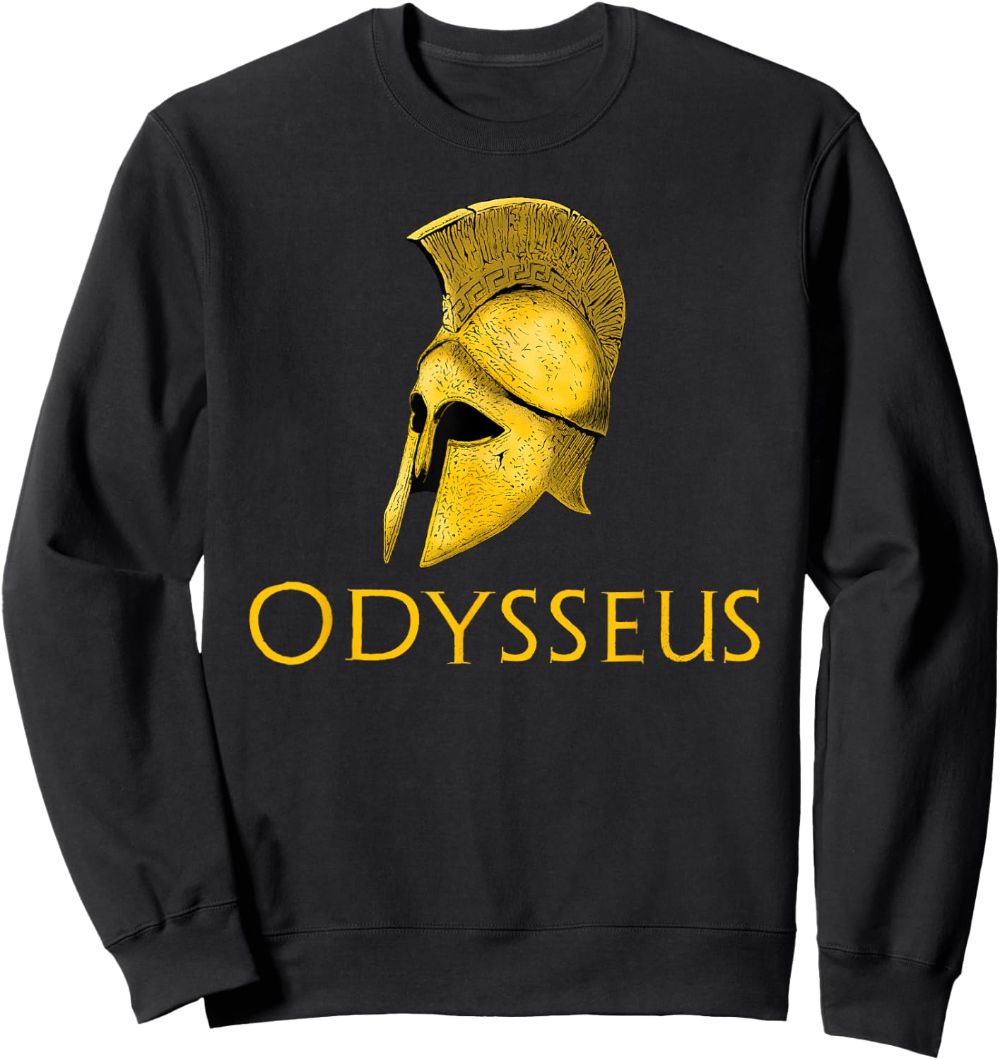 Ancient Greek Epic Myth - Odysseus - Trojan War The Iliad Sweatshirt - Sweatshirt | Black
