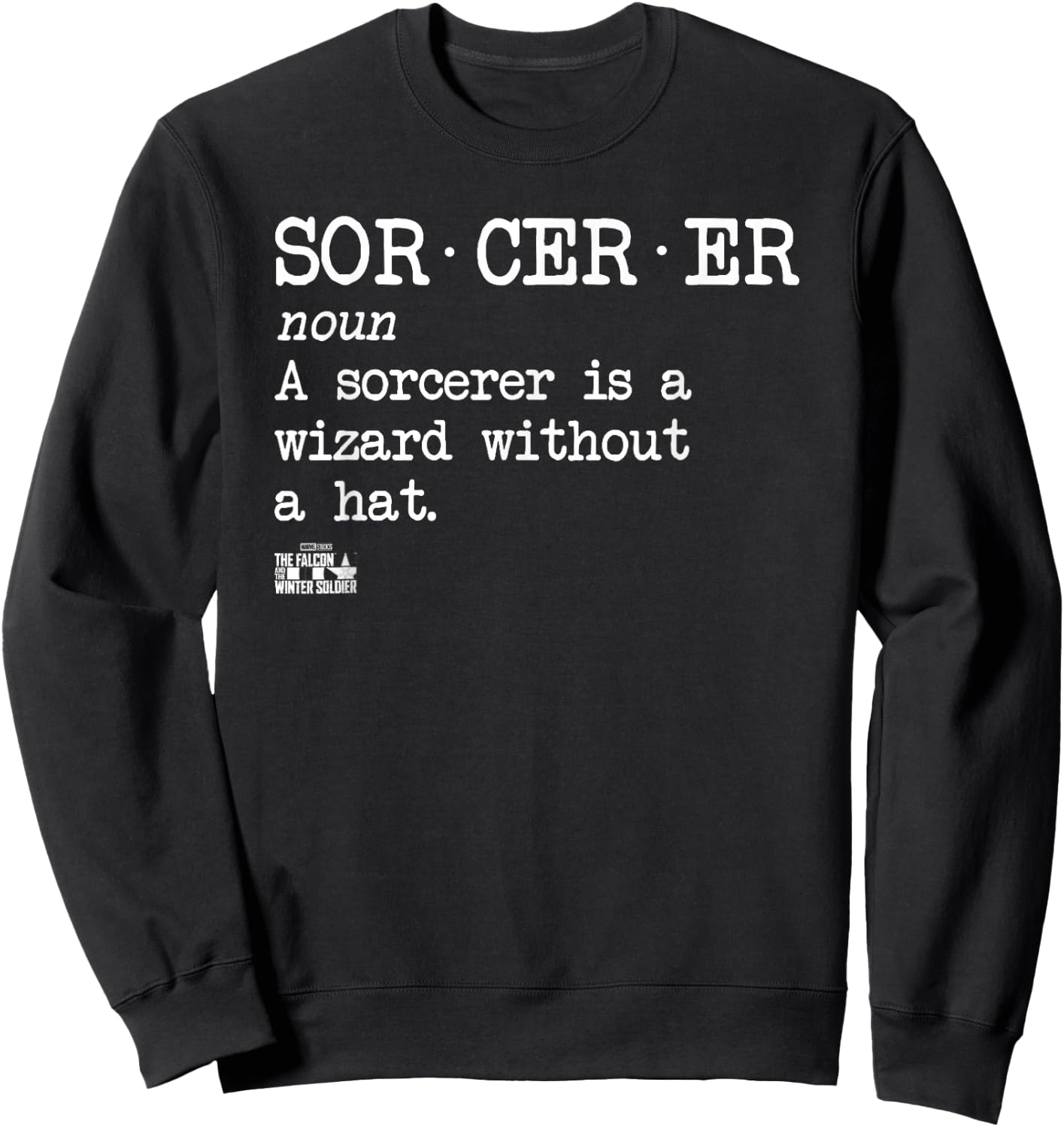 Marvel Falcon Winter Soldier Sorcerer Definition Sweatshirt - Sweatshirt | Black