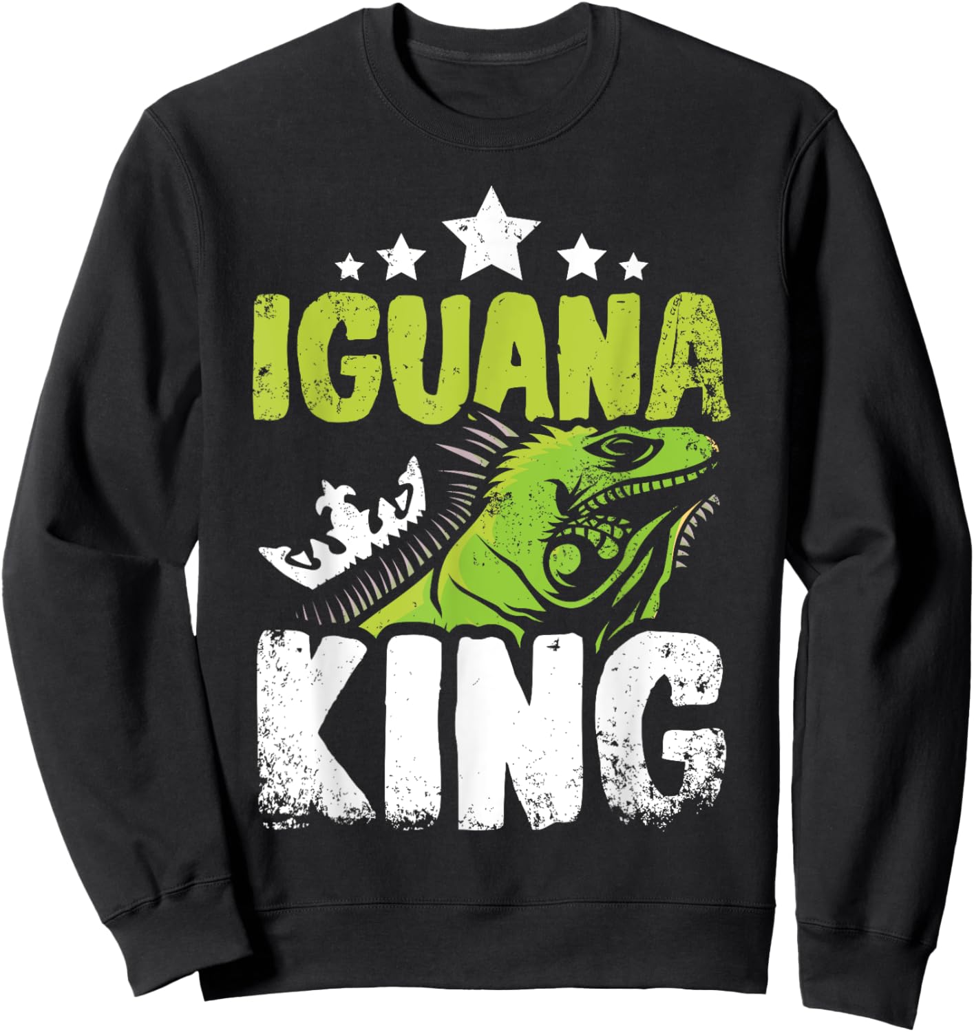 Iguana king Sweatshirt - Sweatshirt | Black